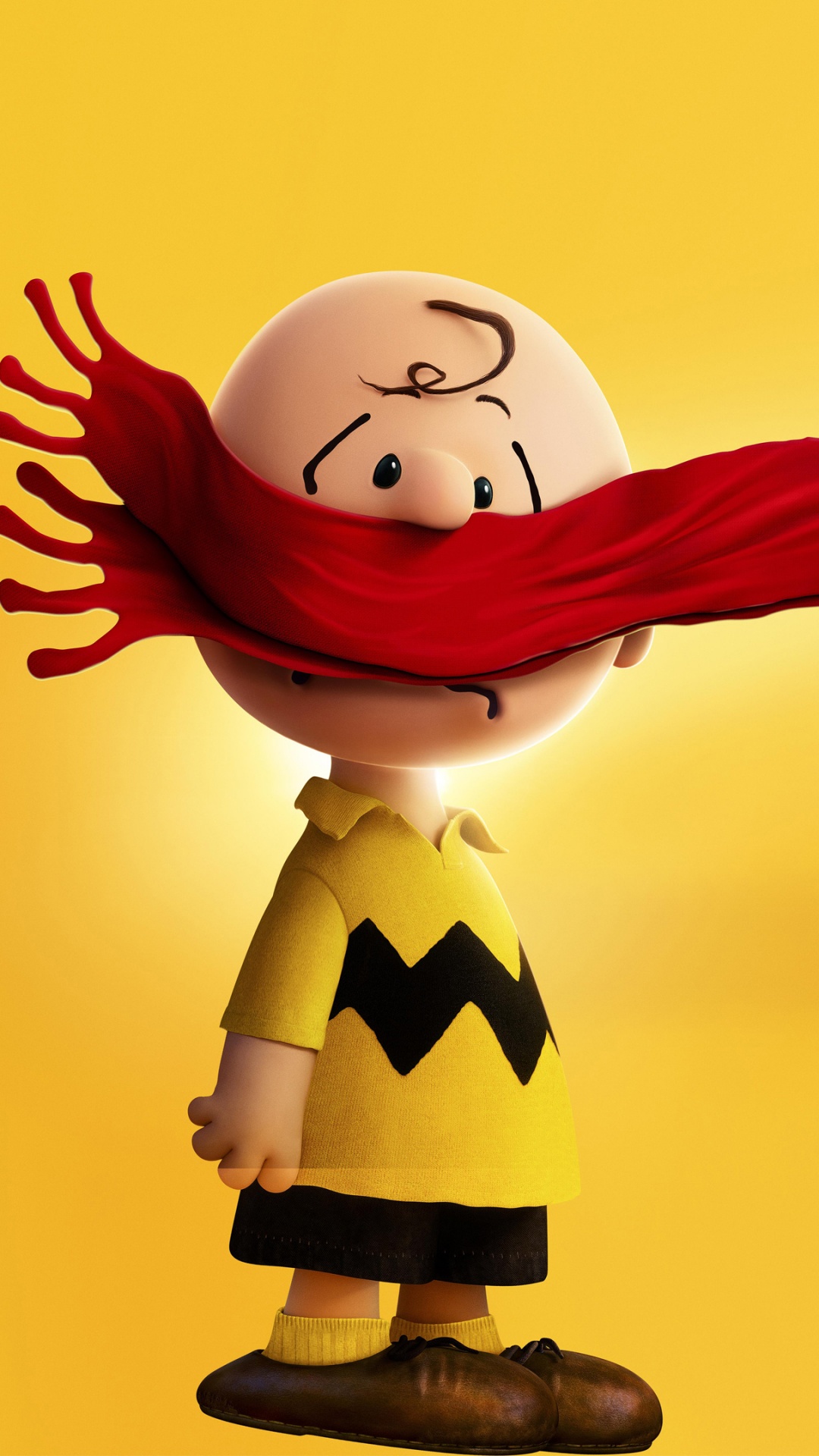 Обои Снупи, Чарли Браун, копейка, мультфильм, анимация в разрешении 1080x1920