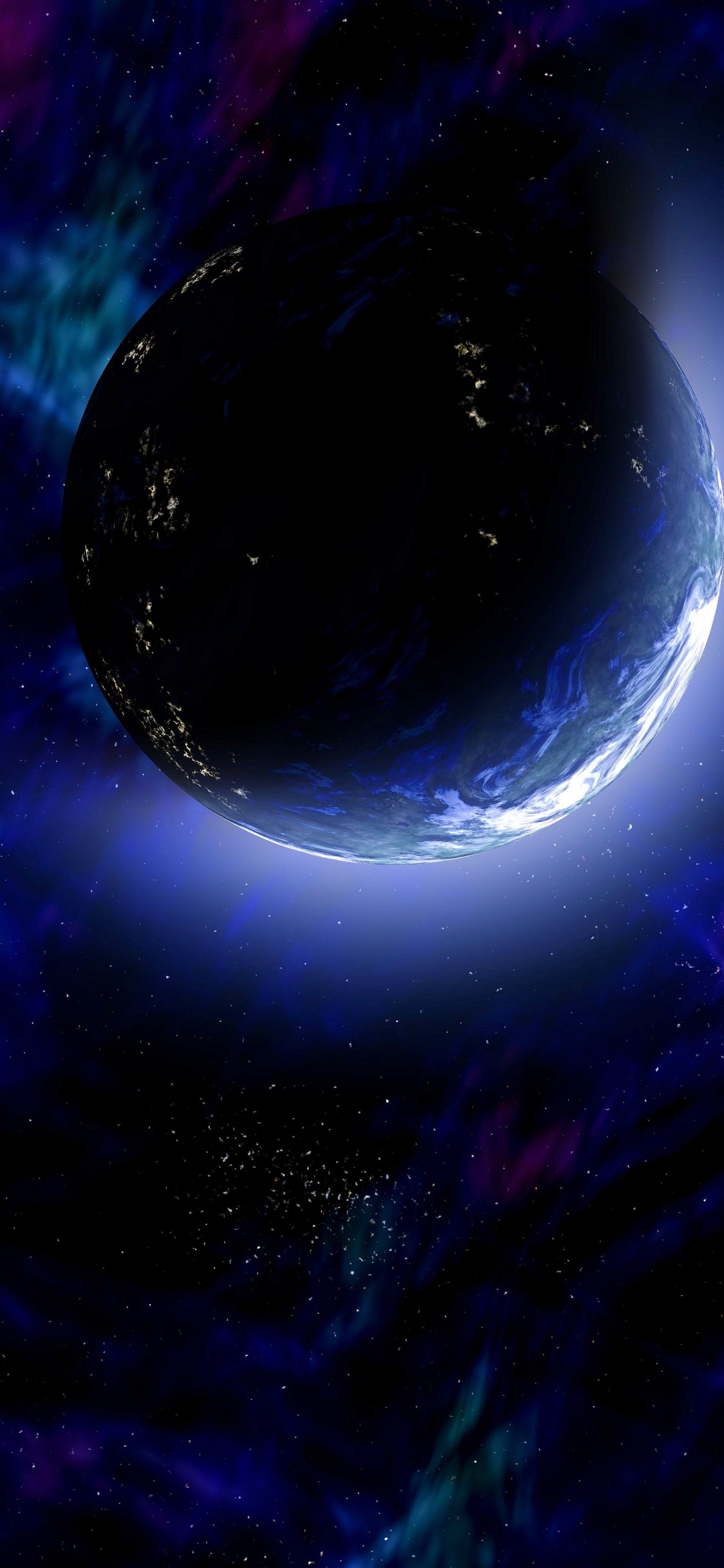 Обои земля, планета, звезда, астрономический объект, природа в разрешении 1125x2436