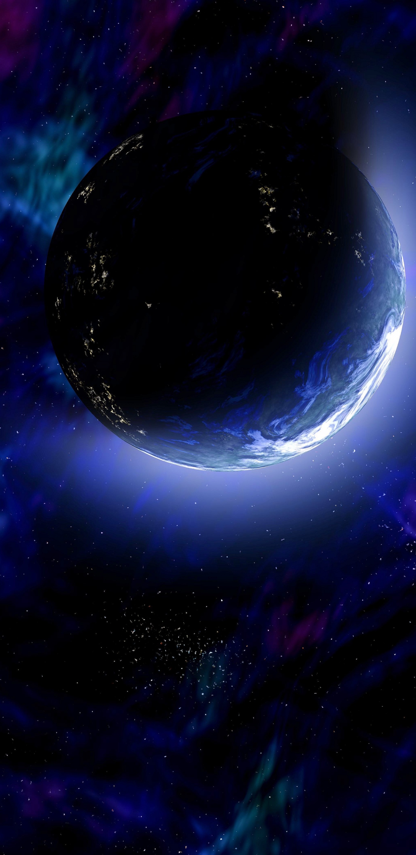 Обои земля, планета, звезда, астрономический объект, природа в разрешении 1440x2960