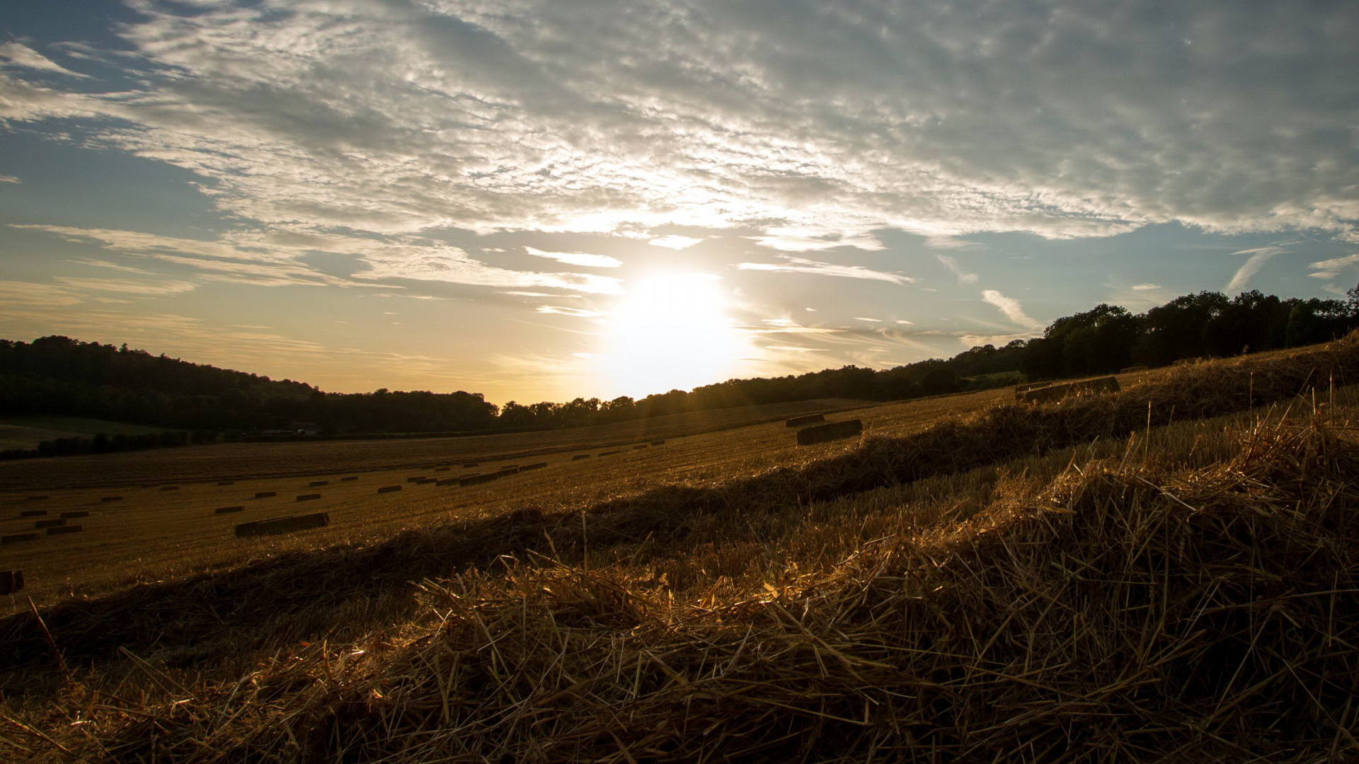 Обои природный ландшафт, природа, облако, горизонт, утро в разрешении 1920x1080
