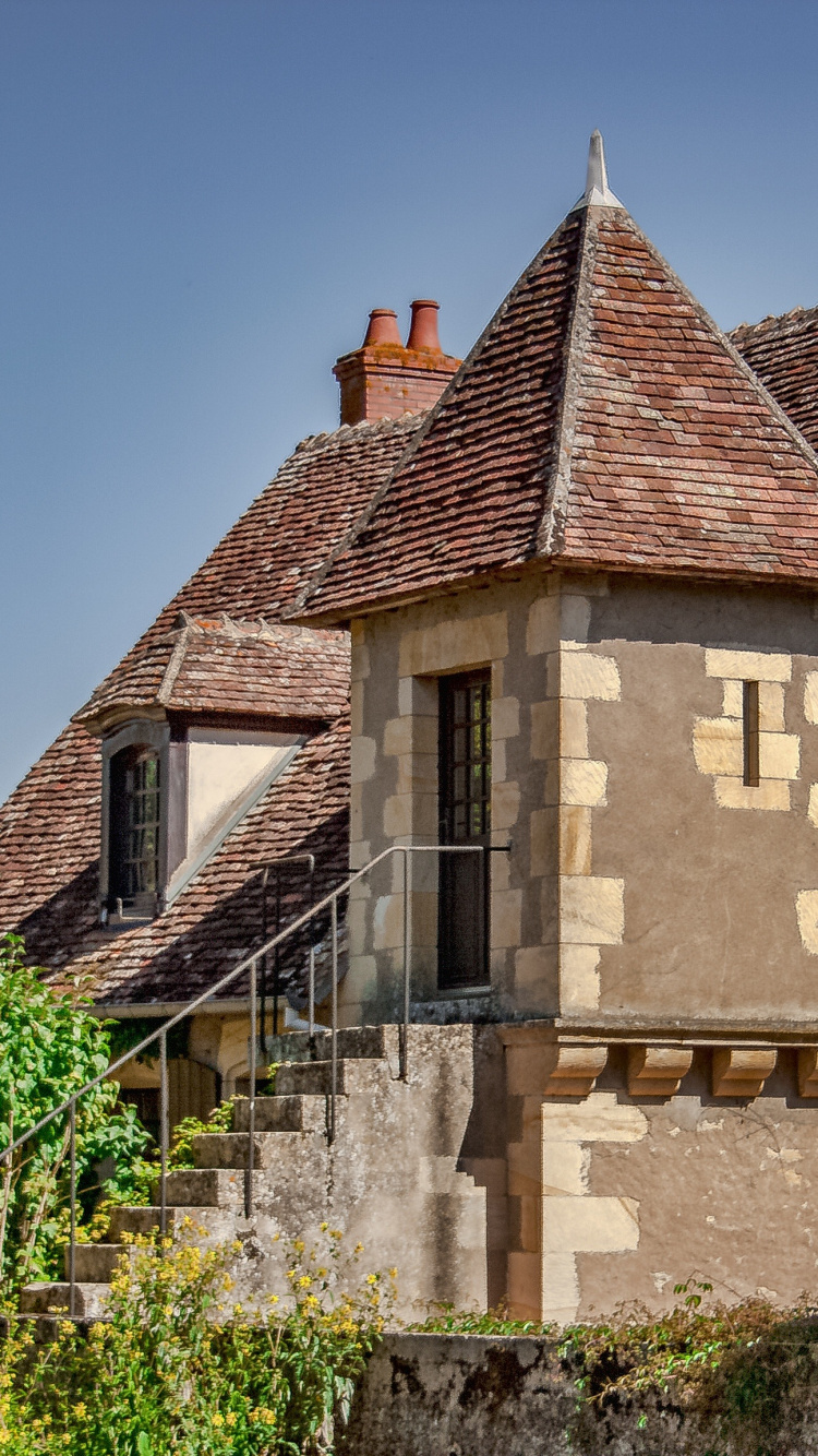 Обои Франция, коттедж, Хаус, свойство, родина в разрешении 750x1334