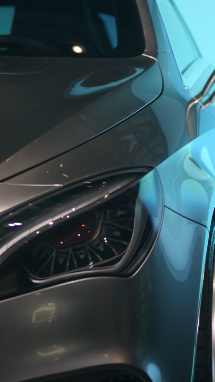 Обои спорткар, авто, фара, Авто шоу, автосалон в разрешении 720x1280