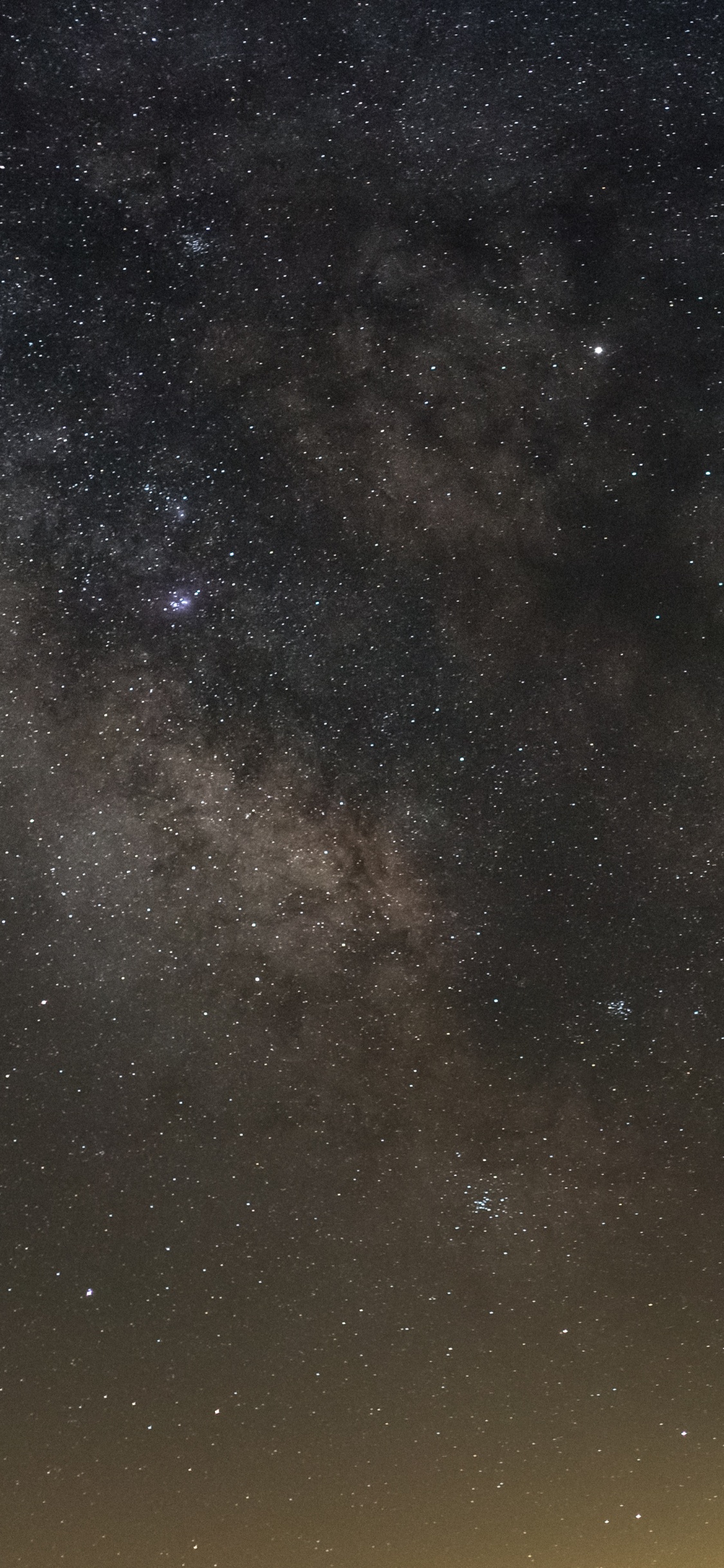 Обои Млечный Путь, Галактика, звезда, Астрономия, туманность в разрешении 1125x2436