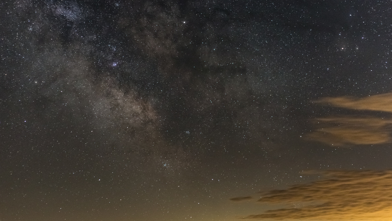 Обои Млечный Путь, Галактика, звезда, Астрономия, туманность в разрешении 1280x720