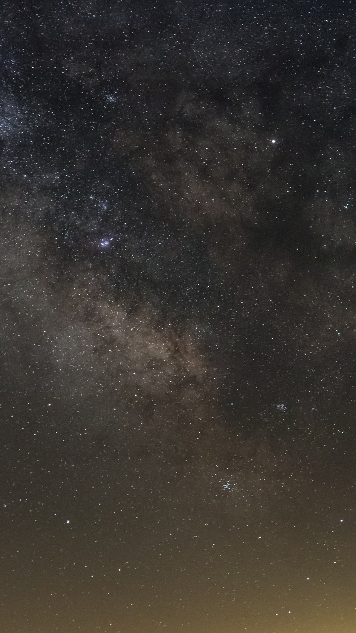 Обои Млечный Путь, Галактика, звезда, Астрономия, туманность в разрешении 720x1280