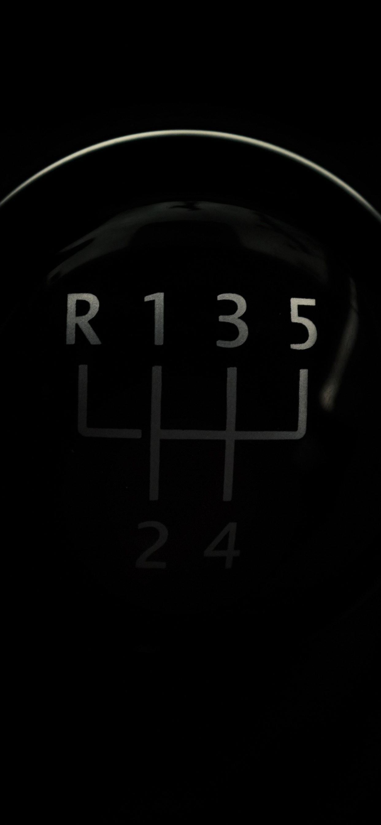 Обои черный, белые, темнота, текст, лого в разрешении 1242x2688