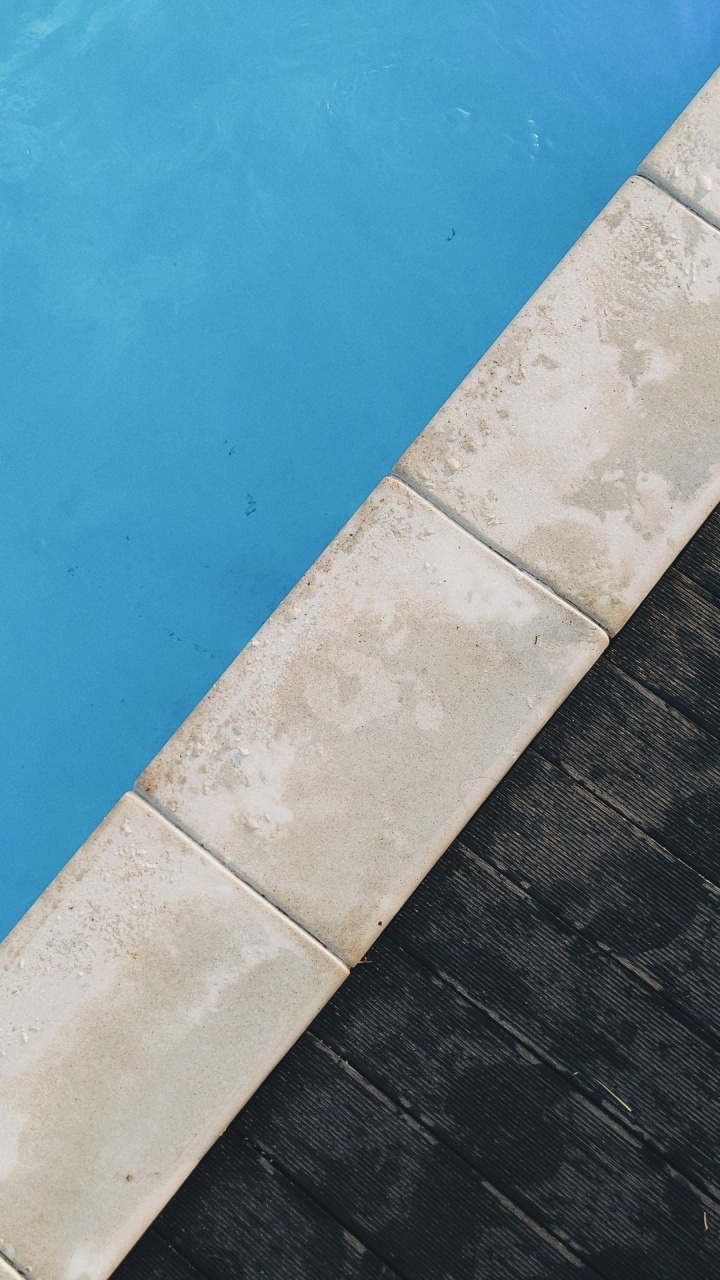 Обои вода, плавательный бассейн, прямоугольник, ткань, древесина в разрешении 720x1280