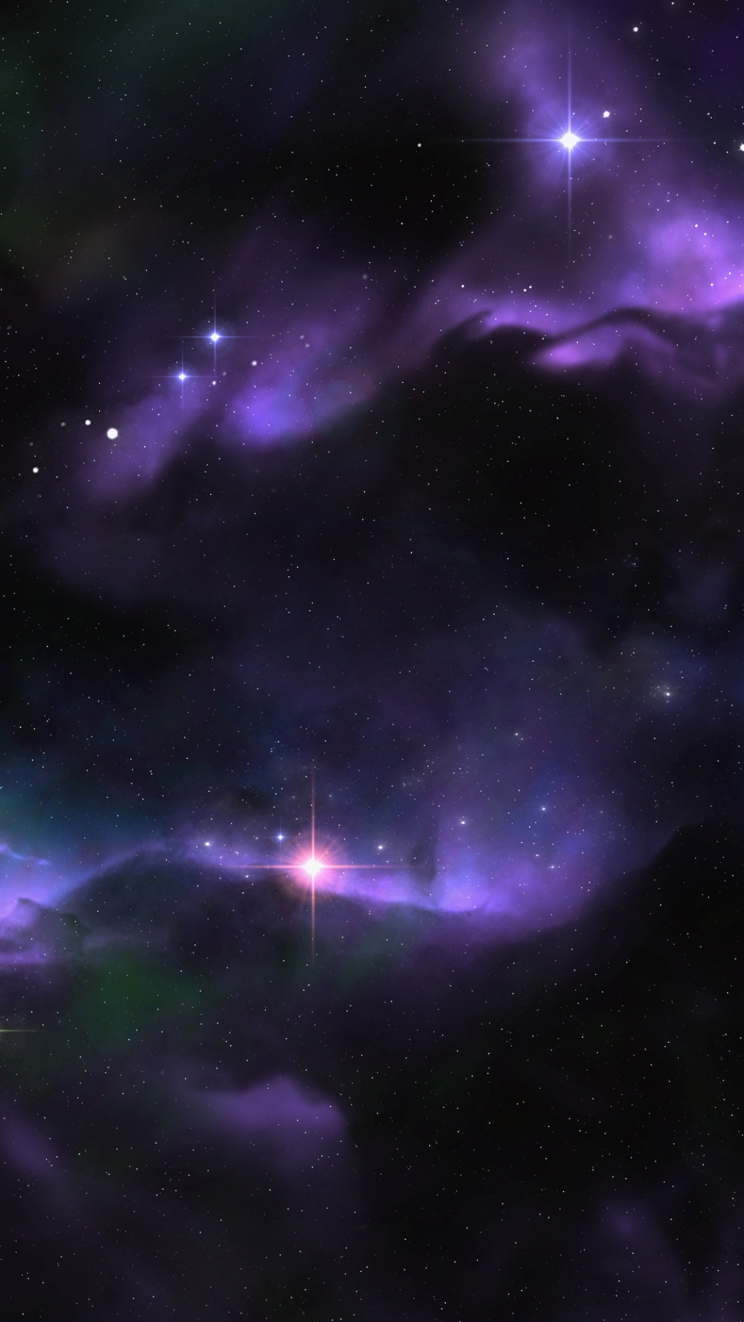 Обои природа, пурпур, Фиолетовый, туманность, астрономический объект в разрешении 1080x1920