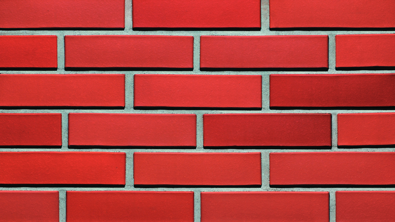 Обои кирпич, клинкерный кирпич, кирпичная кладка, керамический материал, стена в разрешении 1280x720