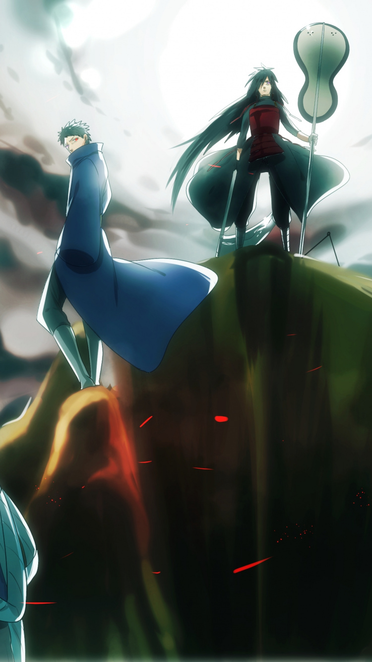 Обои Итачи Учиха, Мадара Учиха, Саске Учиха, Учиха обито, аниме в разрешении 750x1334