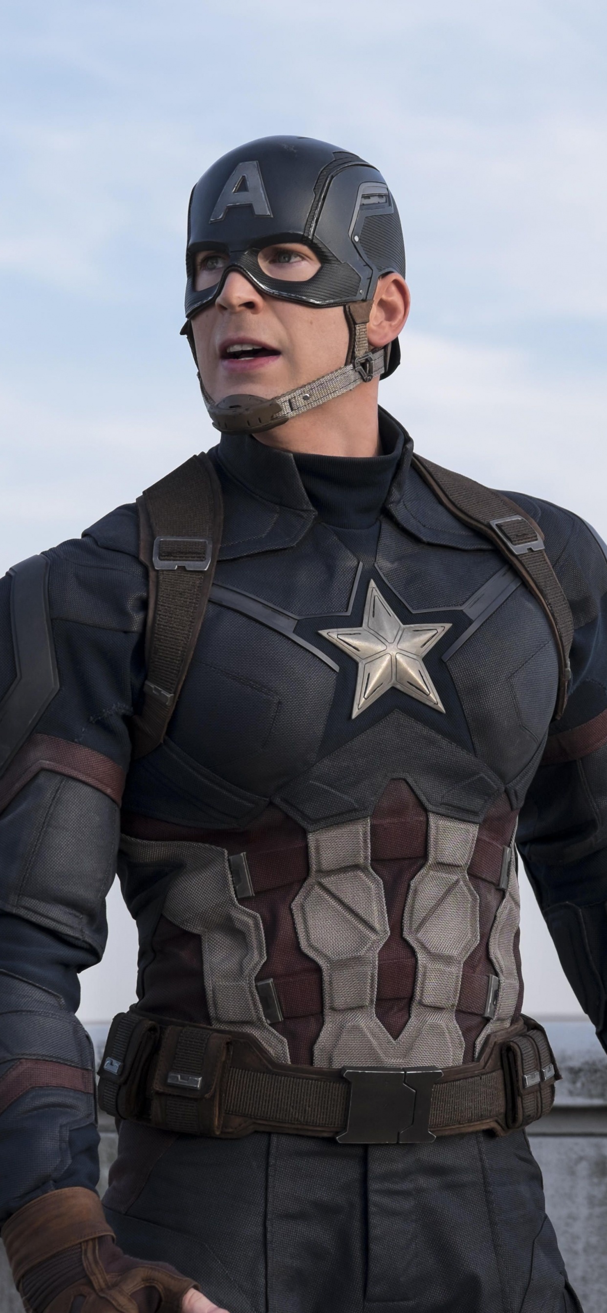 Обои Крис Эванс, Капитан Америка Гражданская Война, Капитан Америка, Железный человек, marvel в разрешении 1242x2688