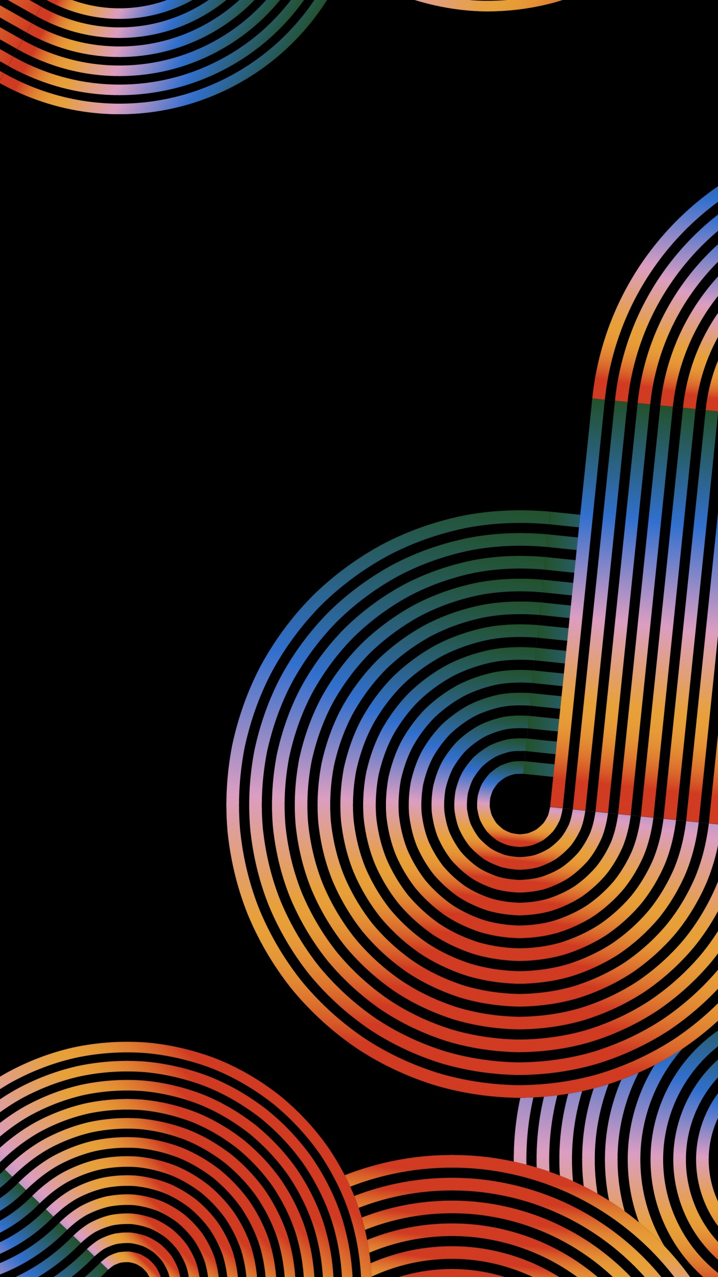 Обои свет, линия, газ, узор, электрик в разрешении 1440x2560