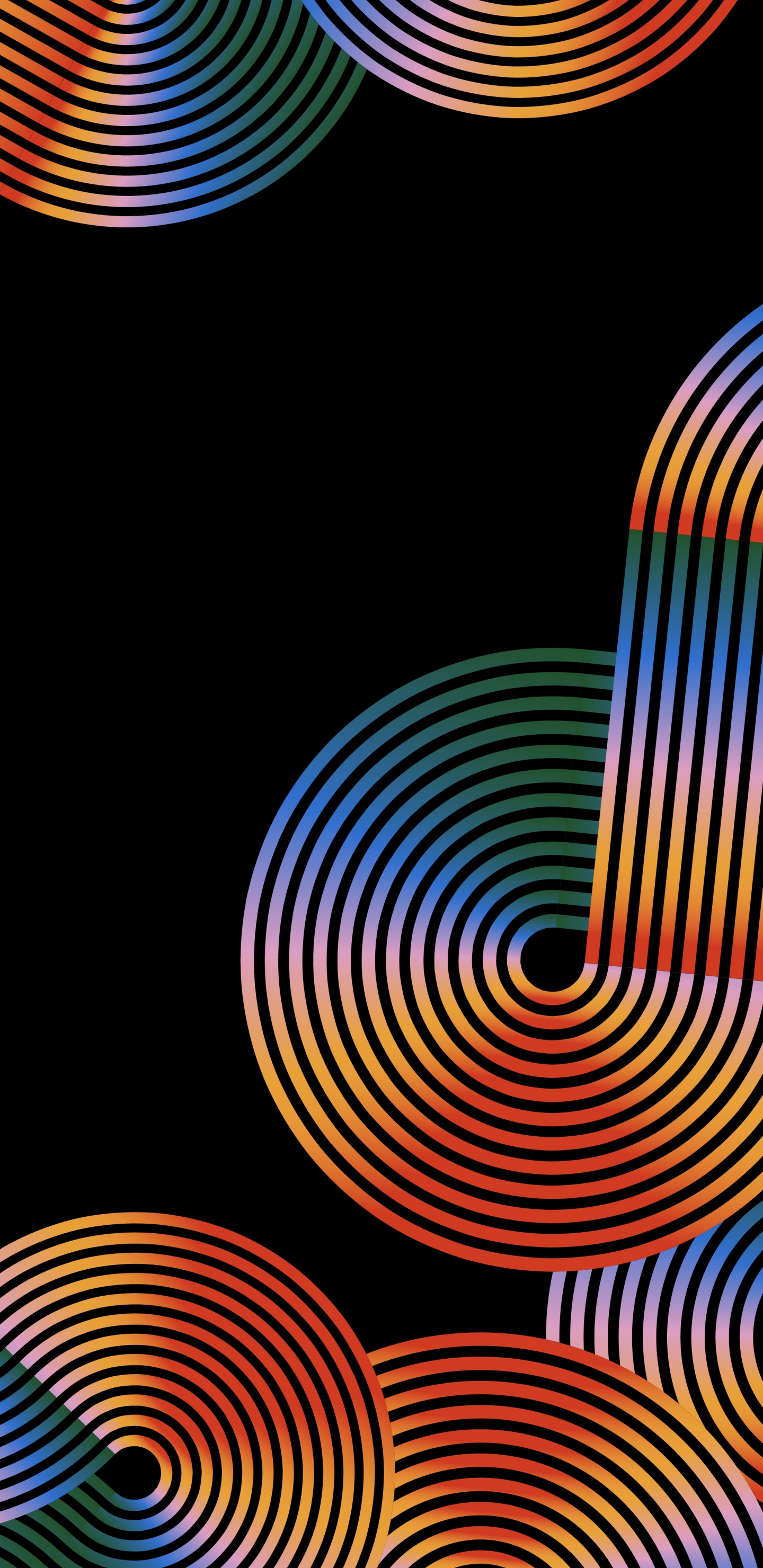 Обои свет, линия, газ, узор, электрик в разрешении 1440x2960