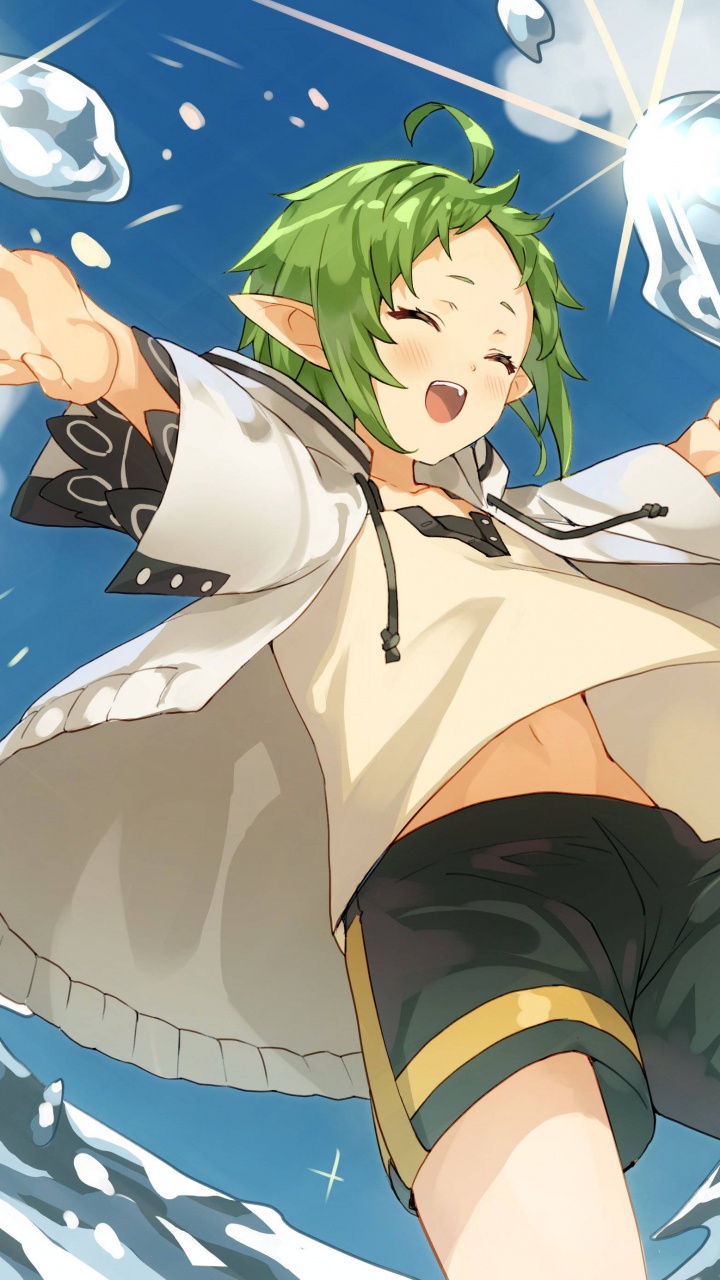 Обои рудеус грейрат, сильфиетта, аниме, мушоку тенсей, аниме арт в разрешении 720x1280