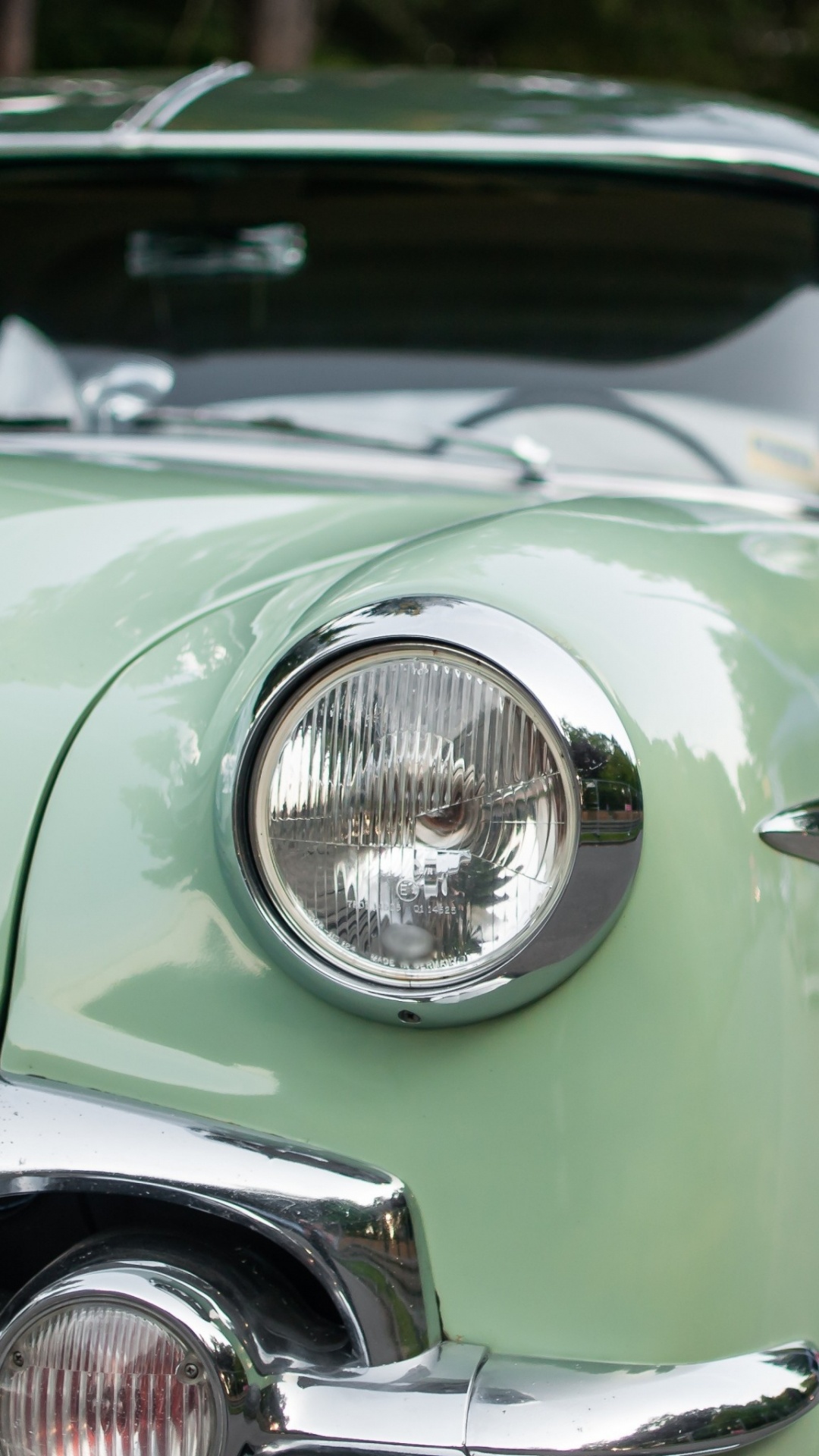 Обои классический автомобиль, авто, Авто шоу, Классика, фара в разрешении 1080x1920