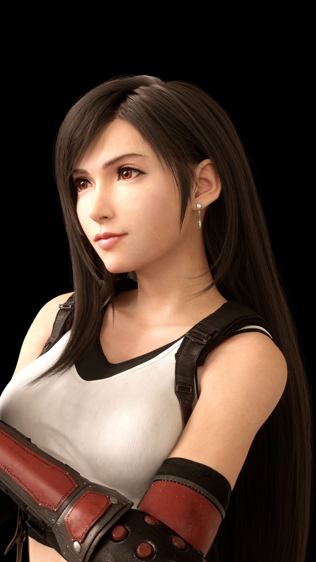 Обои Final Fantasy VII Remake, Тифа Локхарт, Айрис Гейнсборо, Клауд страйф, Баррет Уоллес в разрешении 1080x1920