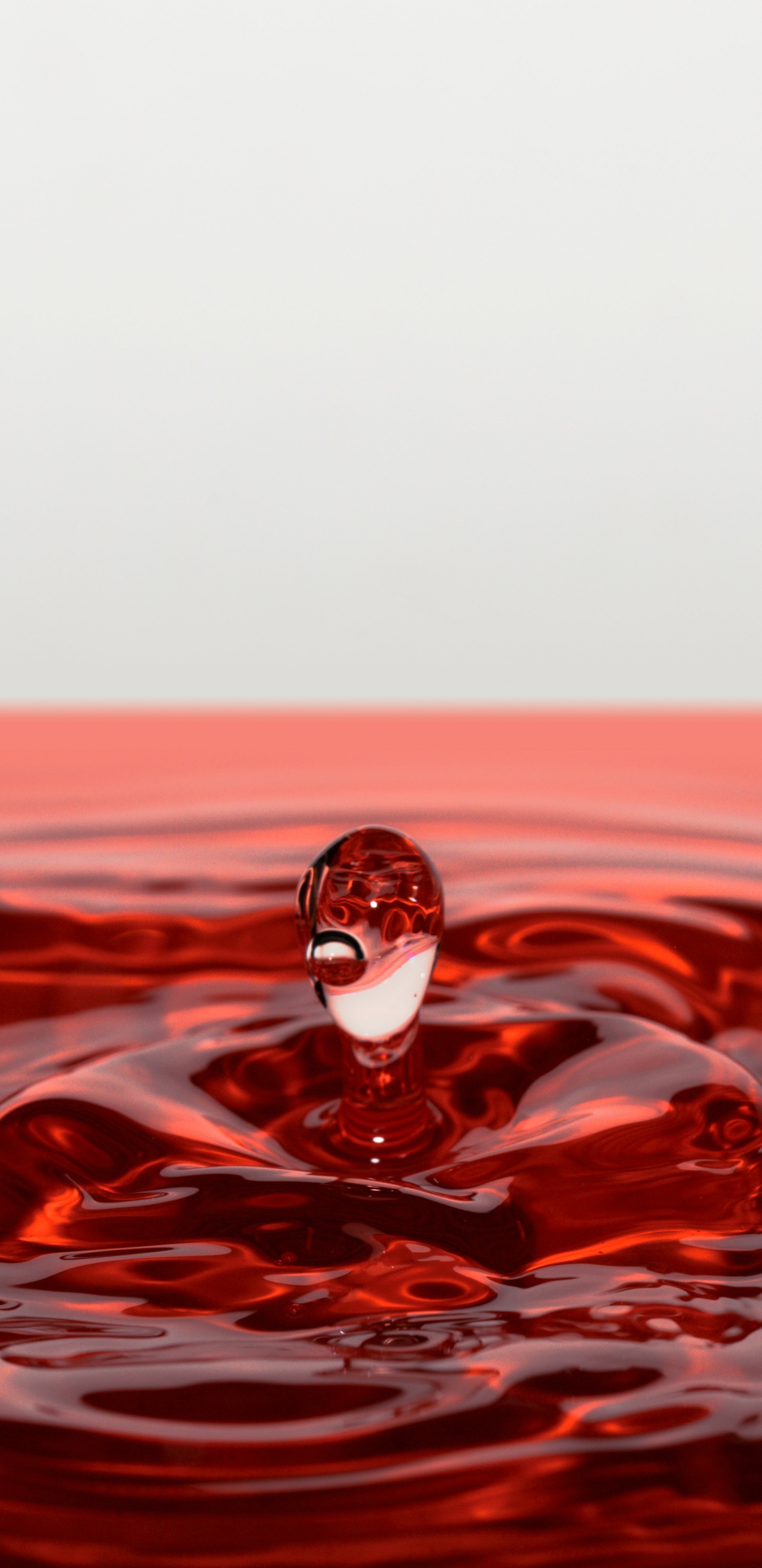 Обои красный цвет, волна, жидкий, В штучной упаковке воды лучше ООО, вода в разрешении 1440x2960