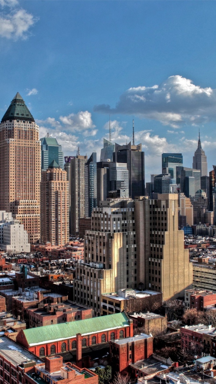 Обои городской пейзаж, город, метрополия, городской район, линия горизонта в разрешении 720x1280