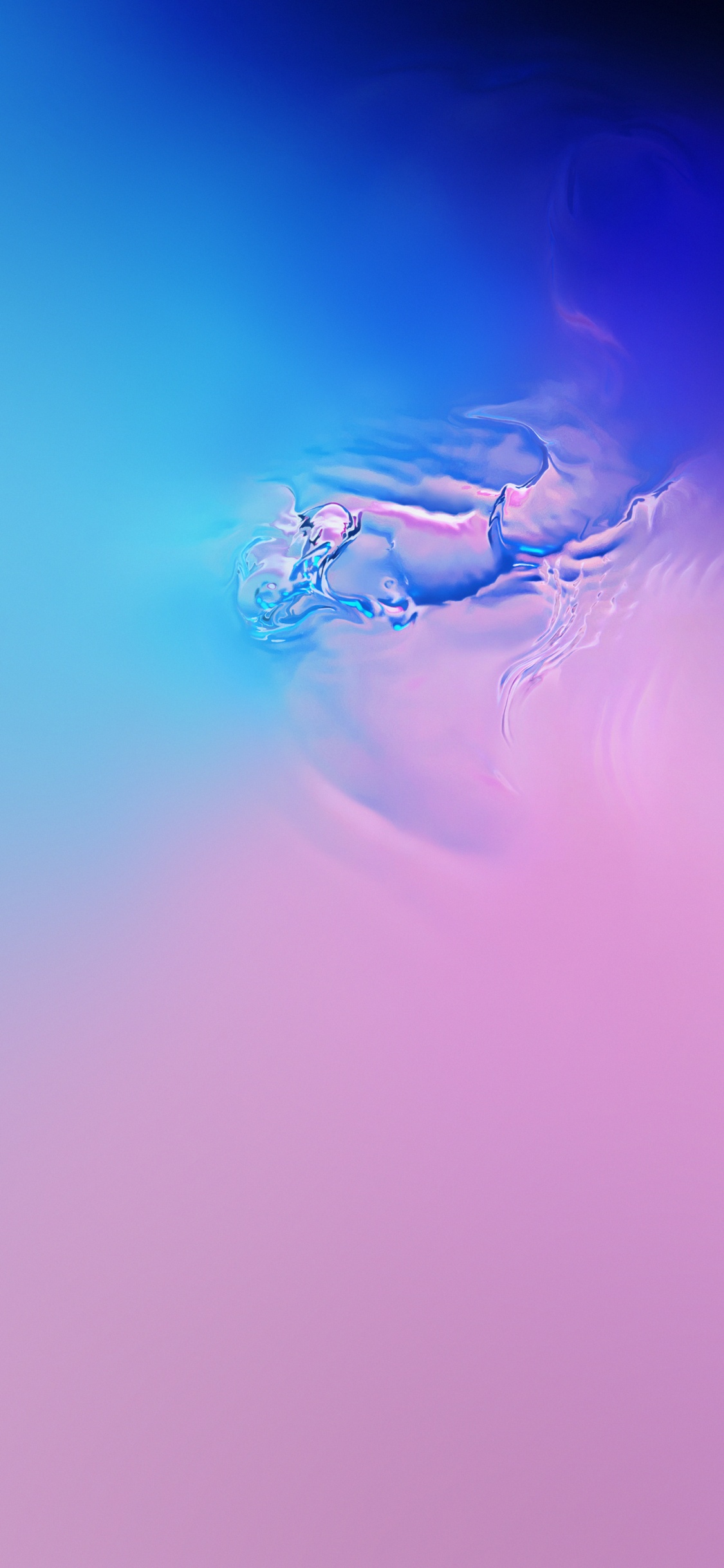 Обои смартфон, Один пользовательский интерфейс, синий, пурпур, Фиолетовый в разрешении 1125x2436