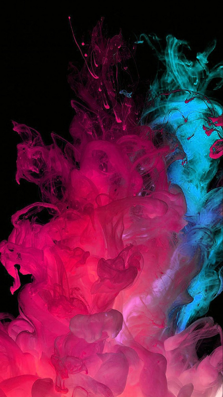 Обои розовый, красный цвет, вода, пурпурный цвет, фрактальное искусство в разрешении 720x1280