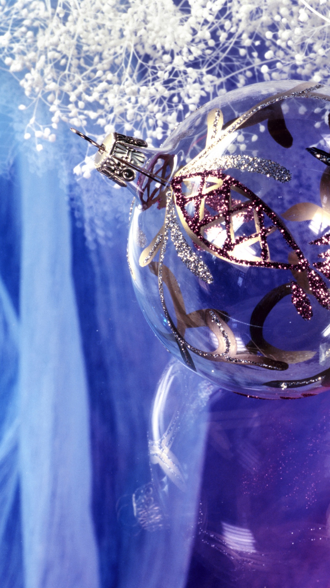 Обои Рождественский день, вода, синий, пурпур, Фиолетовый в разрешении 1080x1920