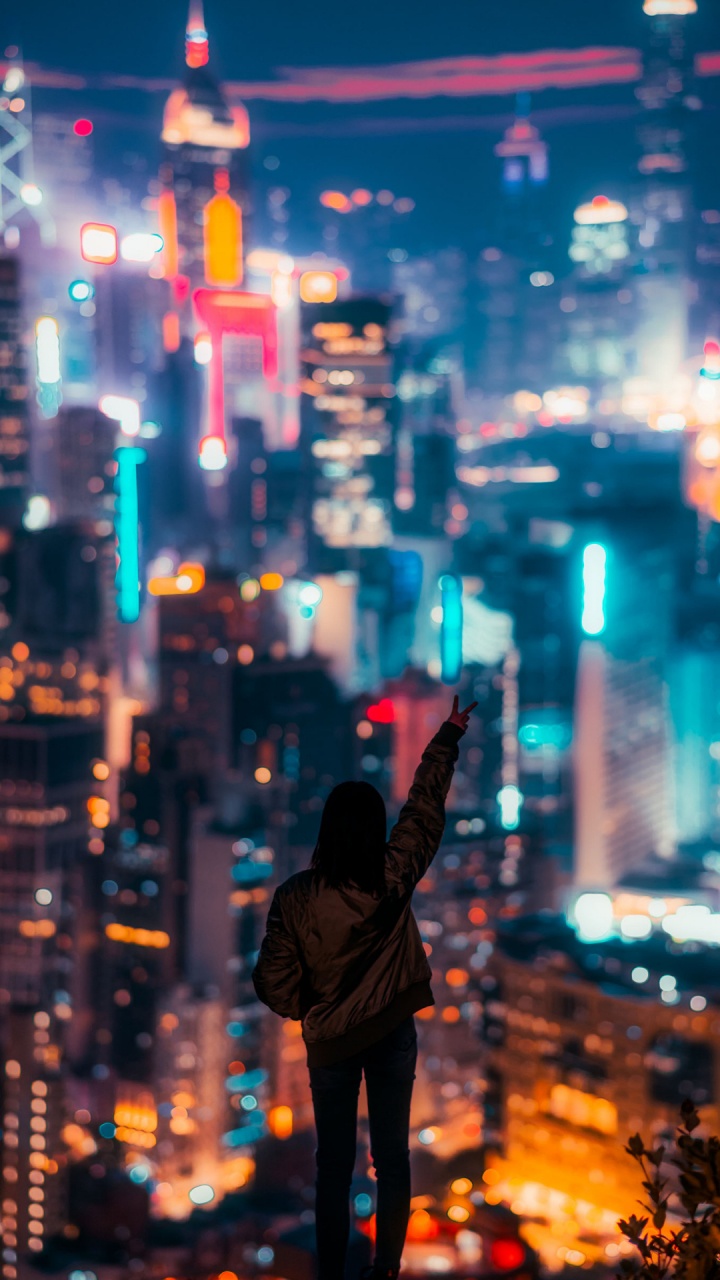 Обои уличный фонарь, городской пейзаж, вода, освещение, стояние в разрешении 720x1280