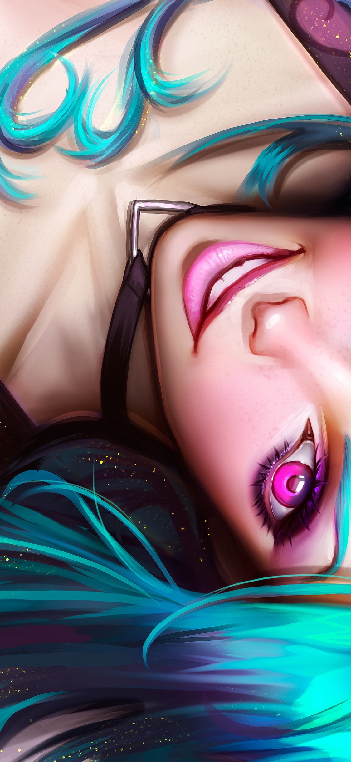 Обои графический дизайн, мультфильм, ayyasap сглазить, сглаз, фан арт в разрешении 1125x2436