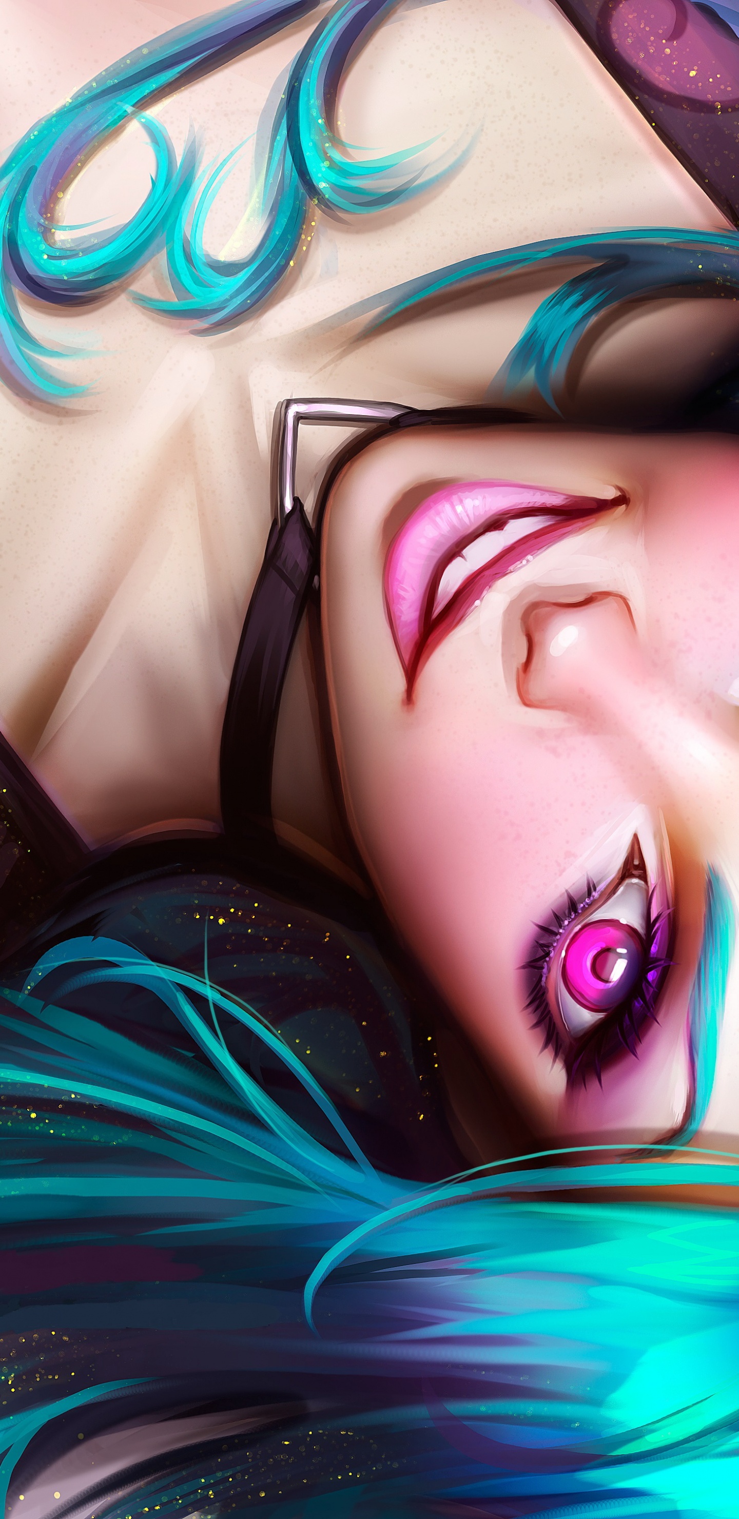 Обои графический дизайн, мультфильм, ayyasap сглазить, сглаз, фан арт в разрешении 1440x2960