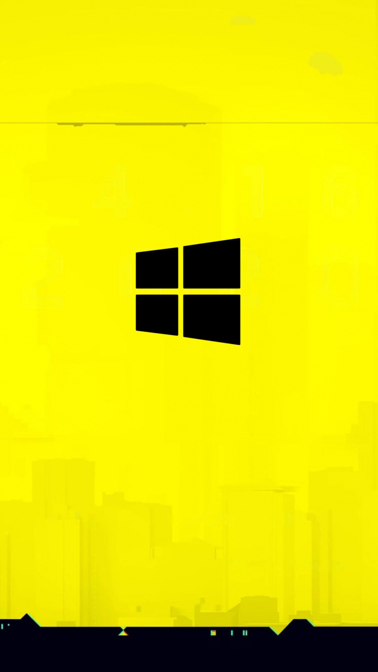 Обои Киберпанк 2077, красочность, прямоугольник, желтый, полутона и оттенки в разрешении 750x1334