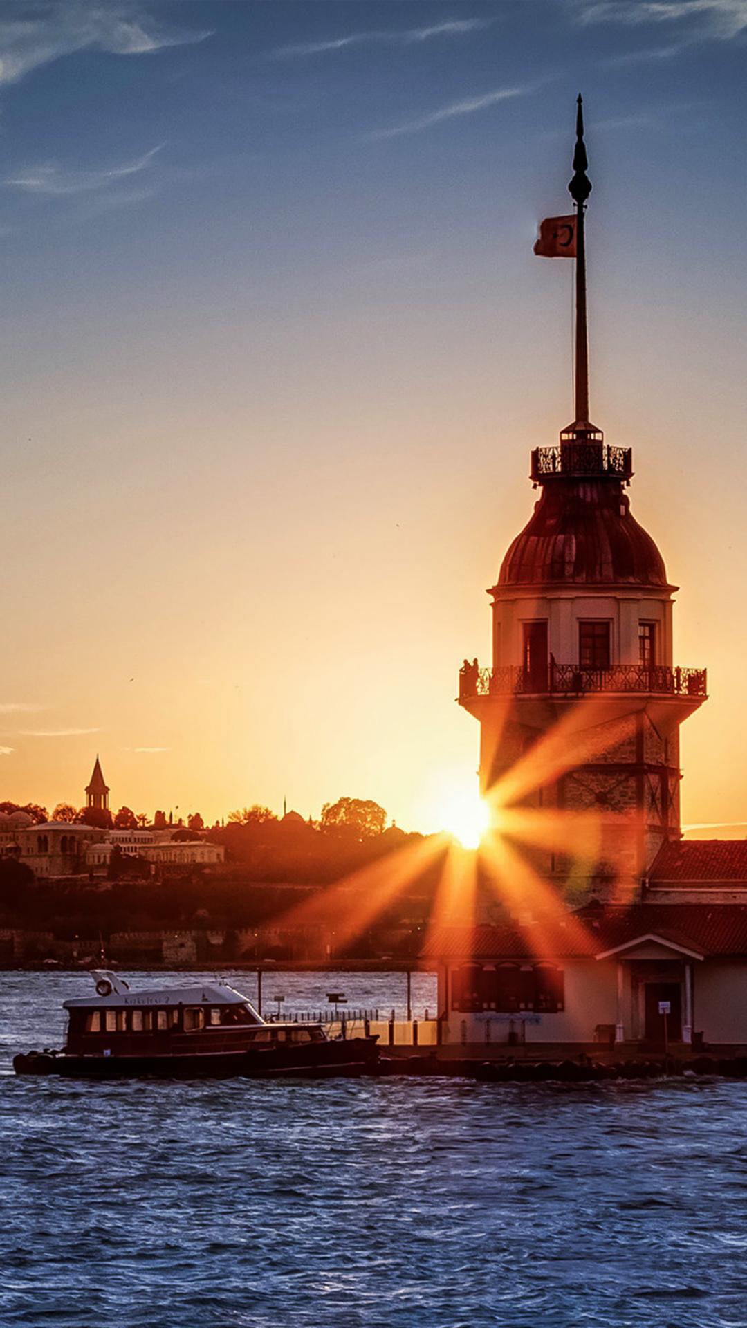 Обои Coolpad, Coolpad Mega 2.5D, святая София, Галатская башня, вышка в разрешении 1080x1920