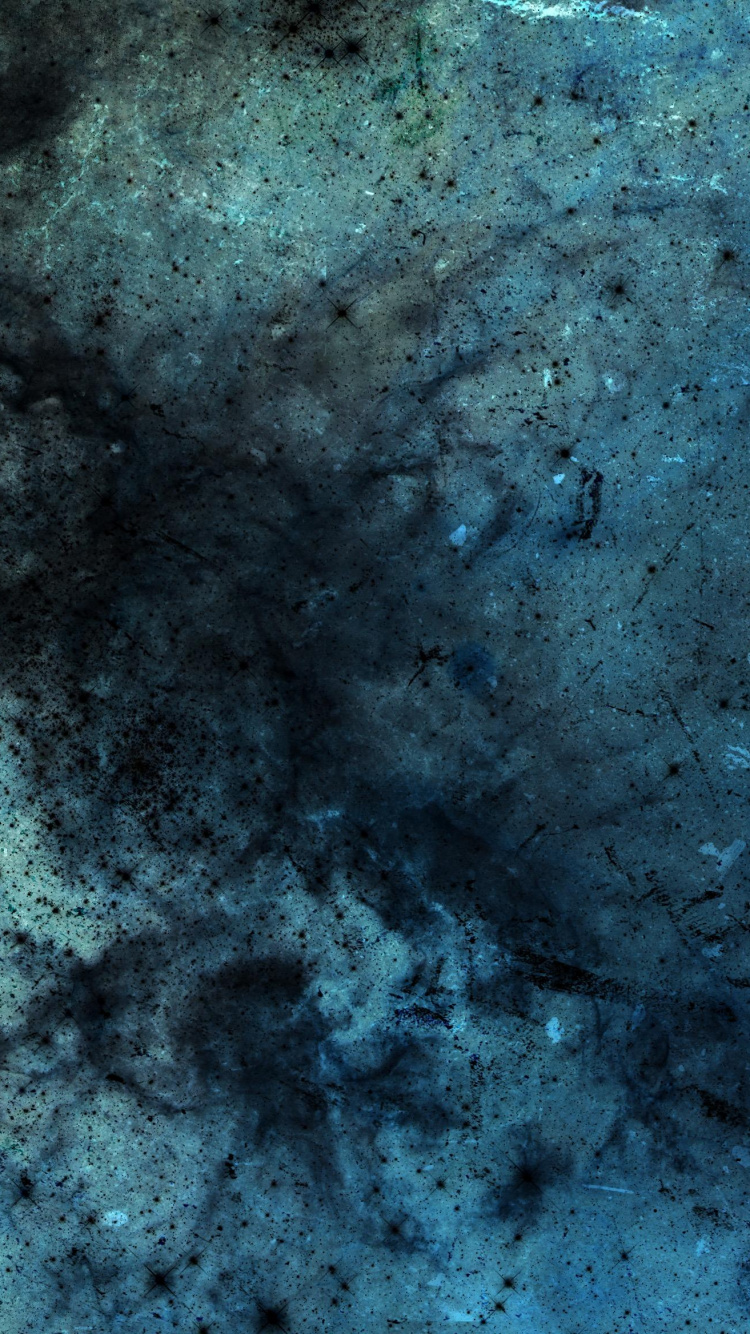 Обои арт, синий, зеленый, бирюза, рок в разрешении 750x1334