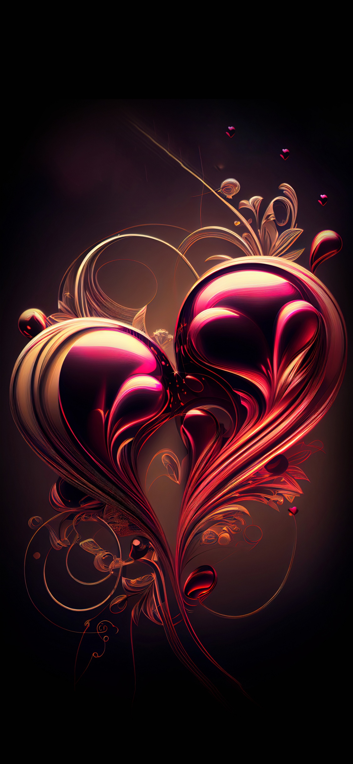 Обои визуальное искусство, графический дизайн, м-027, арт, орган в разрешении 1125x2436