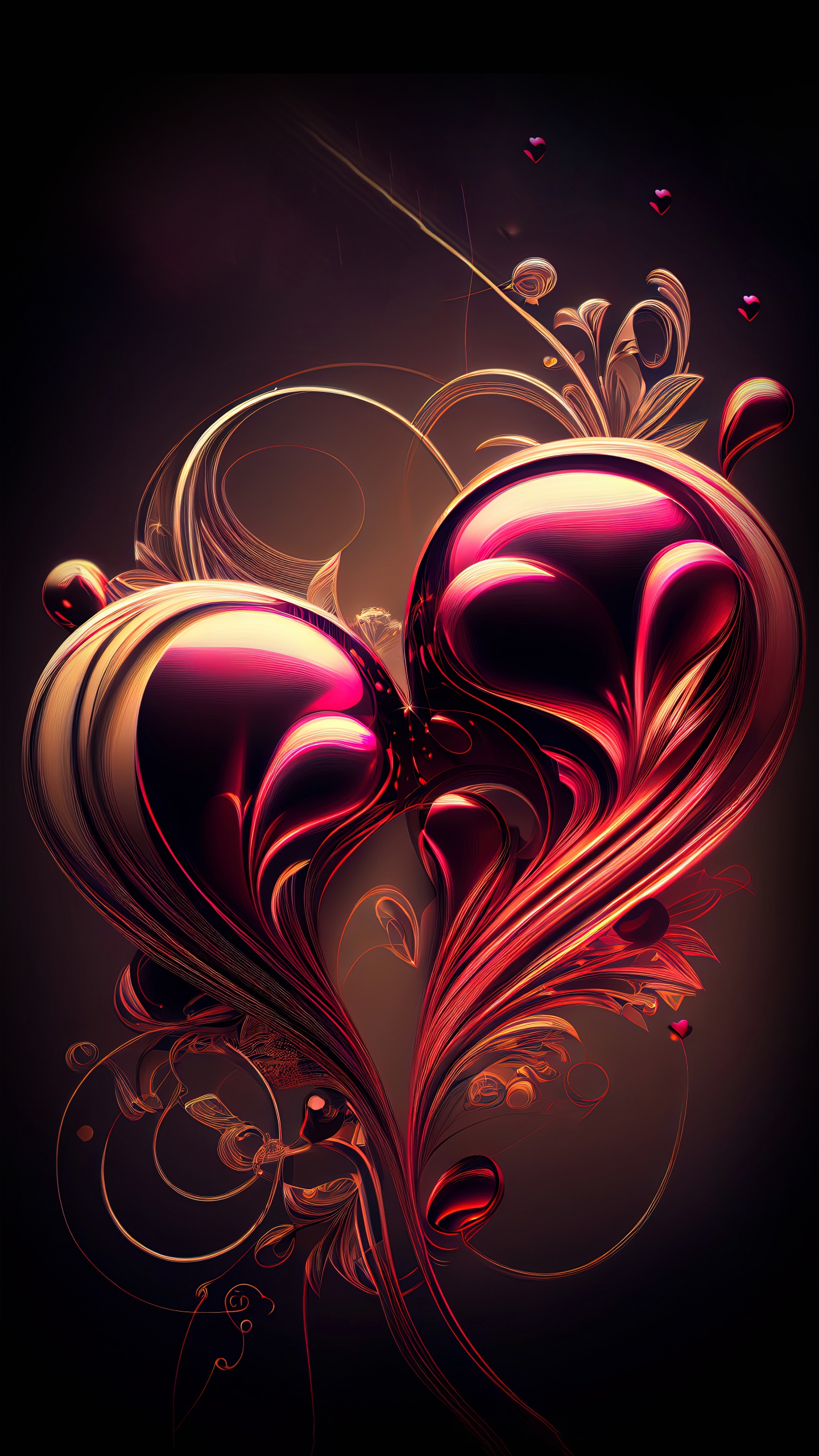 Обои визуальное искусство, графический дизайн, м-027, арт, орган в разрешении 1440x2560