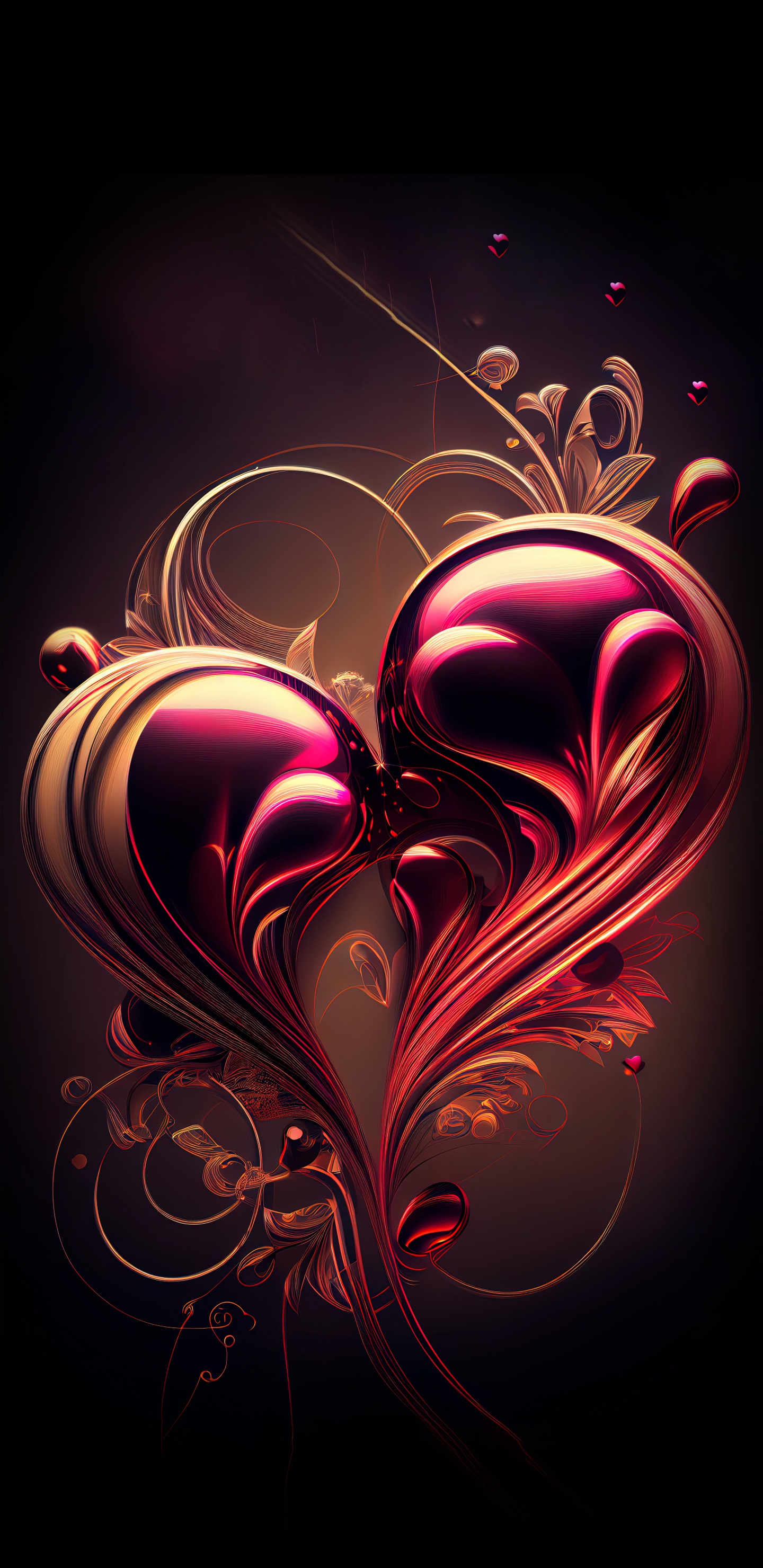 Обои визуальное искусство, графический дизайн, м-027, арт, орган в разрешении 1440x2960