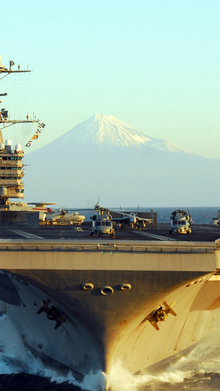 Обои авианосец, военно морской флот США, военный корабль, десантный вертолетоносец, корабль в разрешении 750x1334