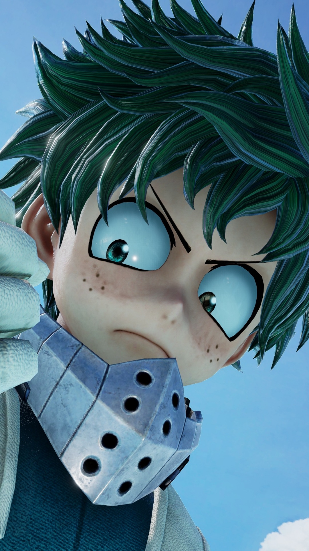 Обои Прыжок Силы, Izuku Midoriya, бандай намко развлечения, Мой Герой Академии, Неделю Прыгать Shnen в разрешении 1080x1920