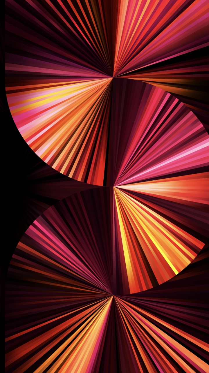 Обои Fan wallpaper in dark pink for iPad Pro 11″ в разрешении 720x1280