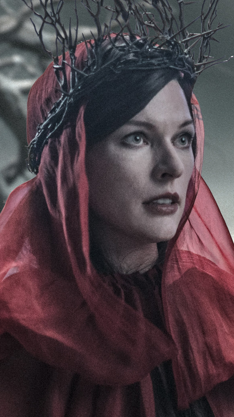 Обои Милла Йовович, хеллбой, Нимуэ Королева крови, глаз, человек в разрешении 750x1334