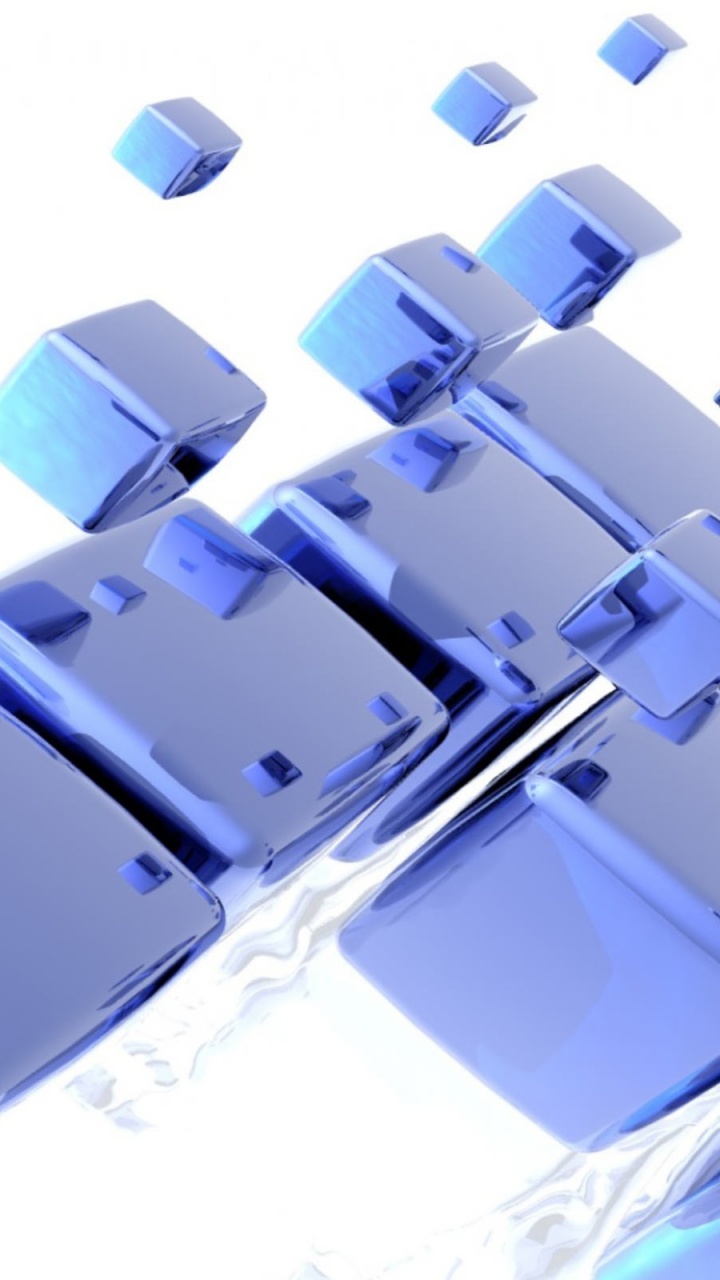 Обои синий, синий кобальт, электрик, технологии, марка в разрешении 720x1280