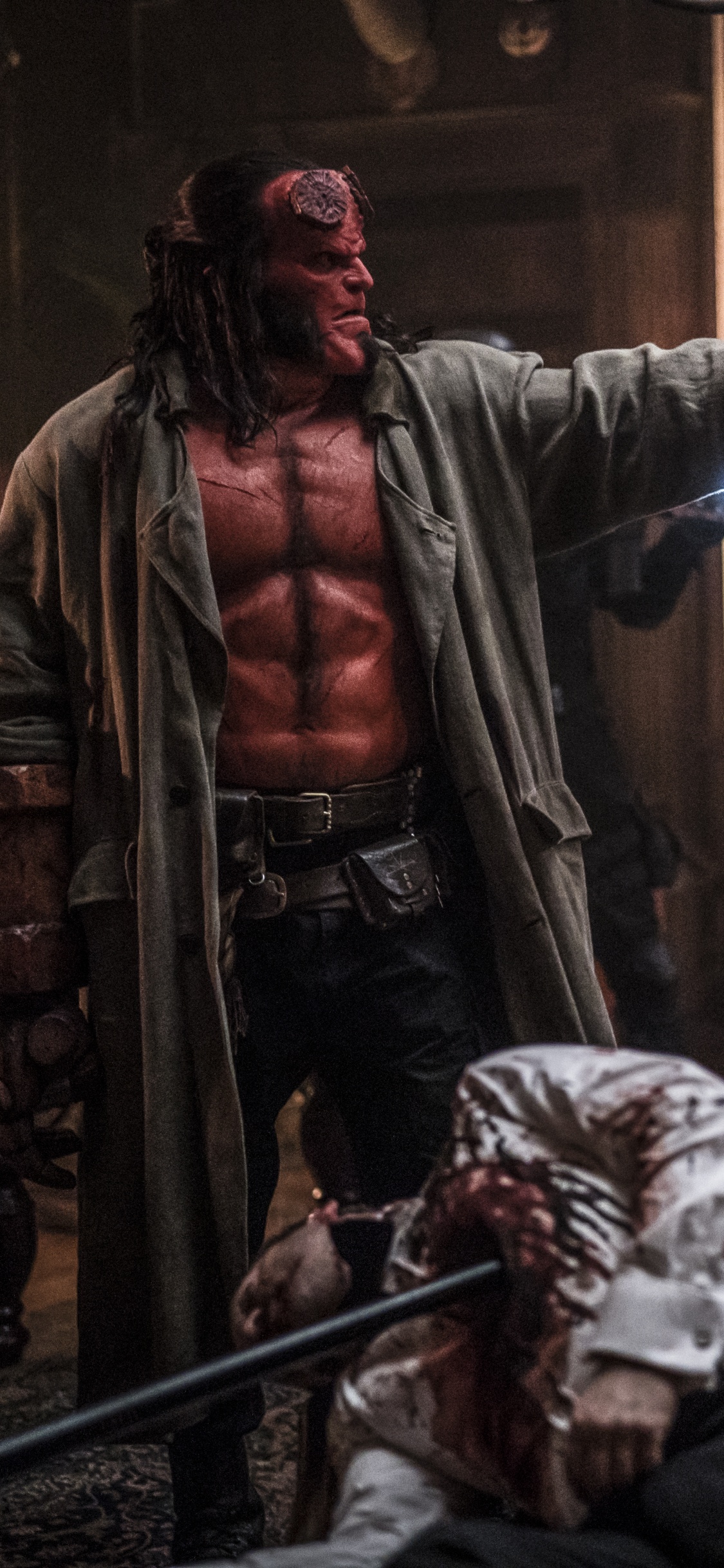 Обои хеллбой, Темная Лошадка Комиксы, компьютерная игра, шутер, кино в разрешении 1125x2436