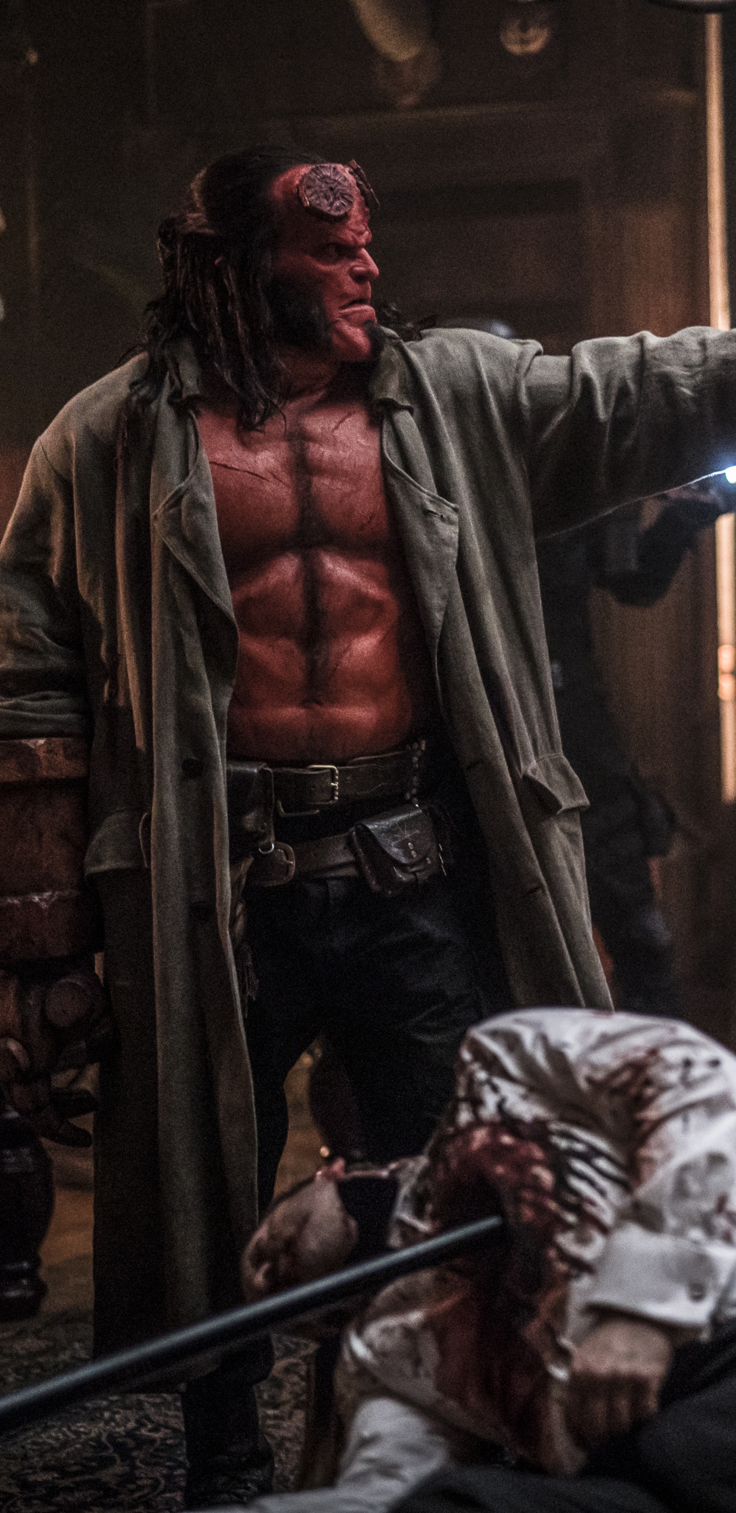 Обои хеллбой, Темная Лошадка Комиксы, компьютерная игра, шутер, кино в разрешении 1440x2960