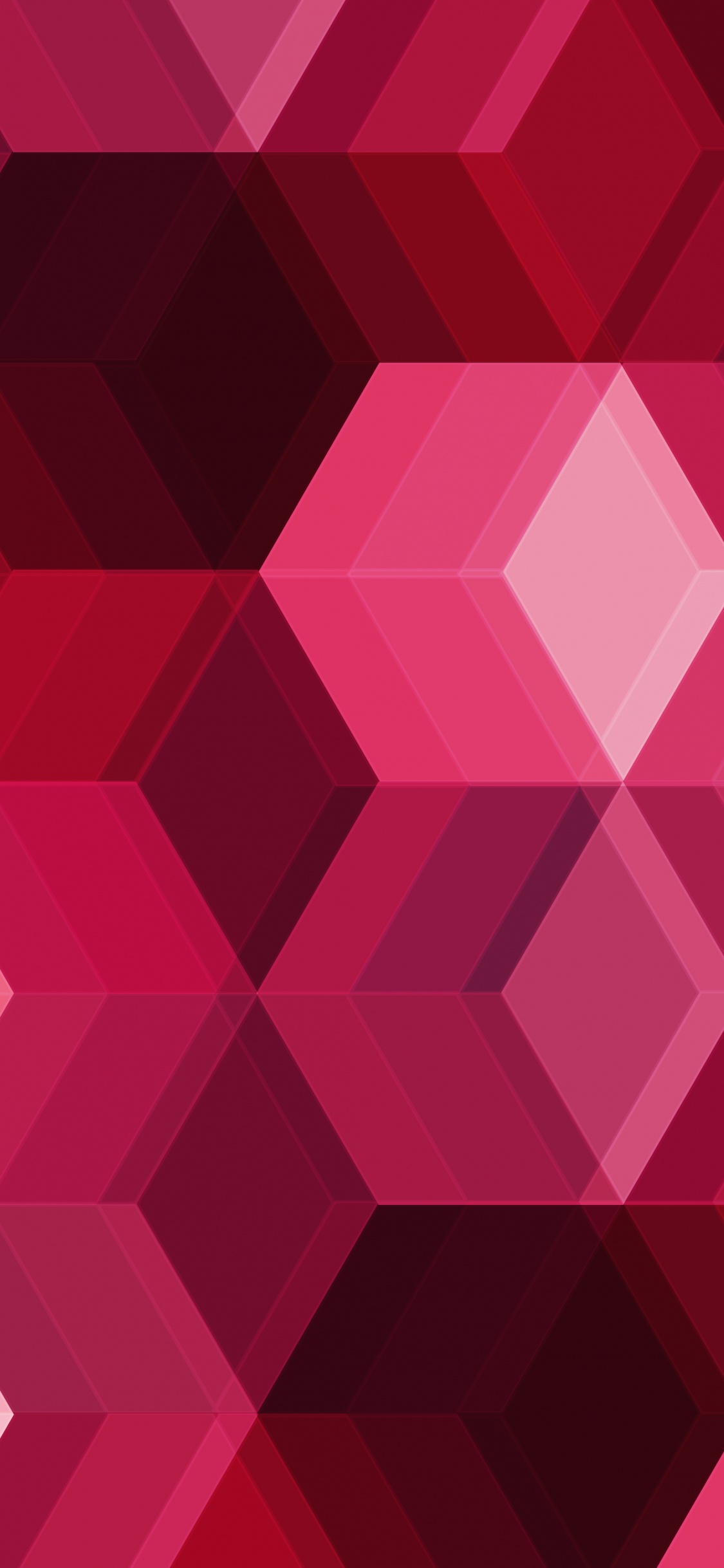 Обои розовый, пурпурный цвет, узор, дизайн, симметрия в разрешении 1125x2436