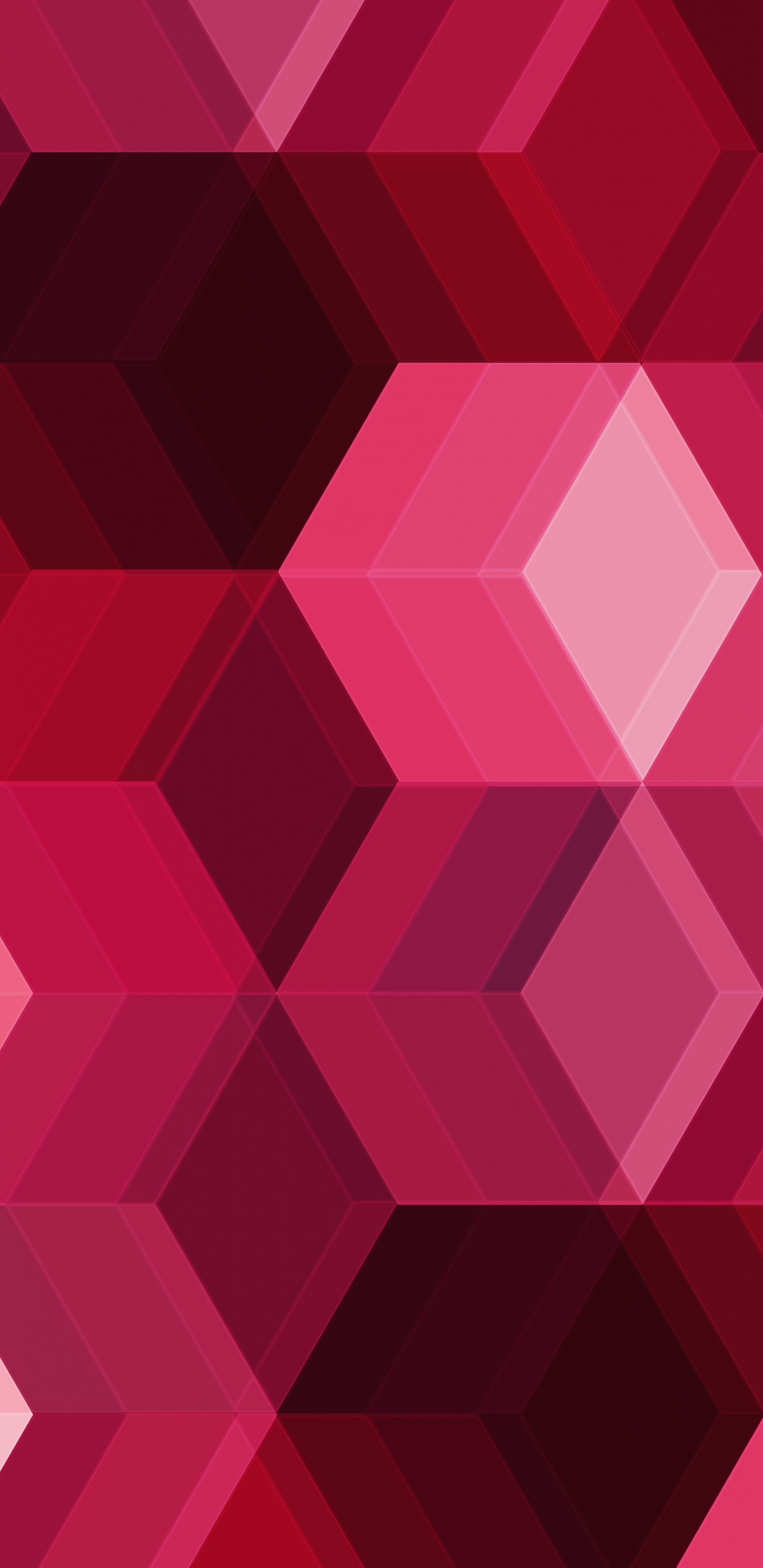 Обои розовый, пурпурный цвет, узор, дизайн, симметрия в разрешении 1440x2960