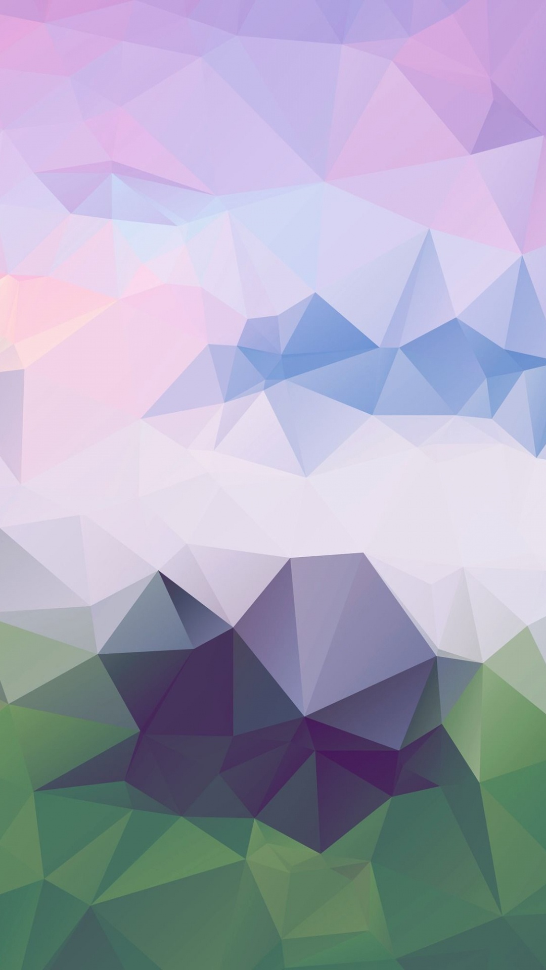 Обои картинка, абстрактное искусство, пурпур, узор, треугольник в разрешении 1080x1920