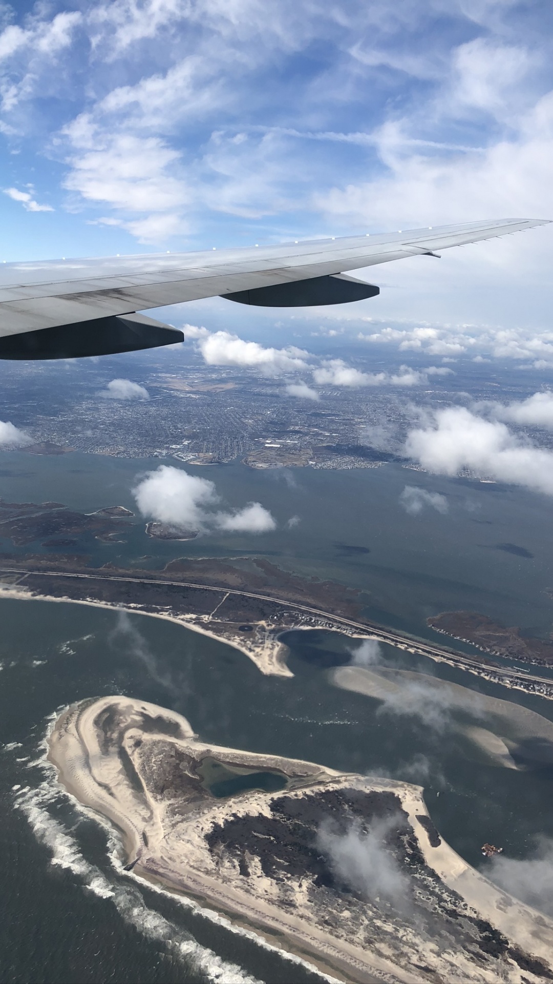 Обои полет, самолет, гидроресурсы, вода, облако в разрешении 1080x1920