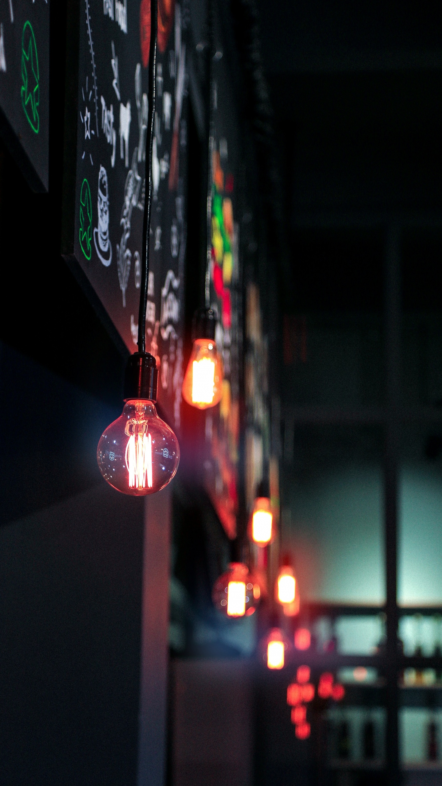 Обои освещение, Лампа накаливания, электрическое освещение, светодиодные лампы, свет в разрешении 1440x2560