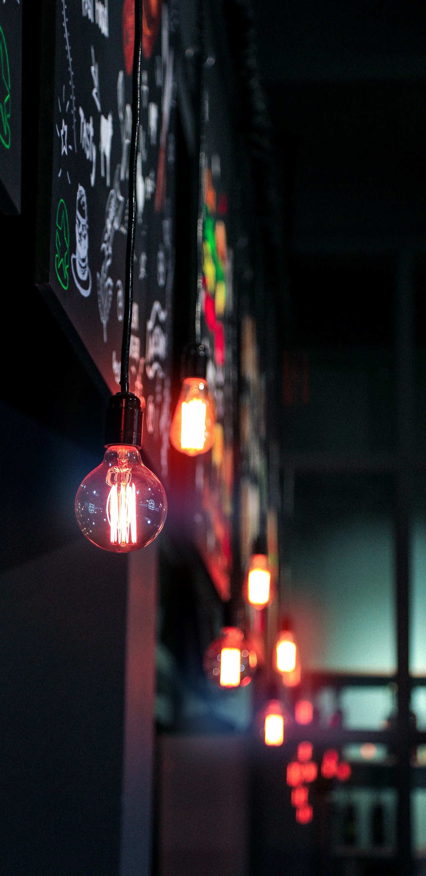 Обои освещение, Лампа накаливания, электрическое освещение, светодиодные лампы, свет в разрешении 1440x2960