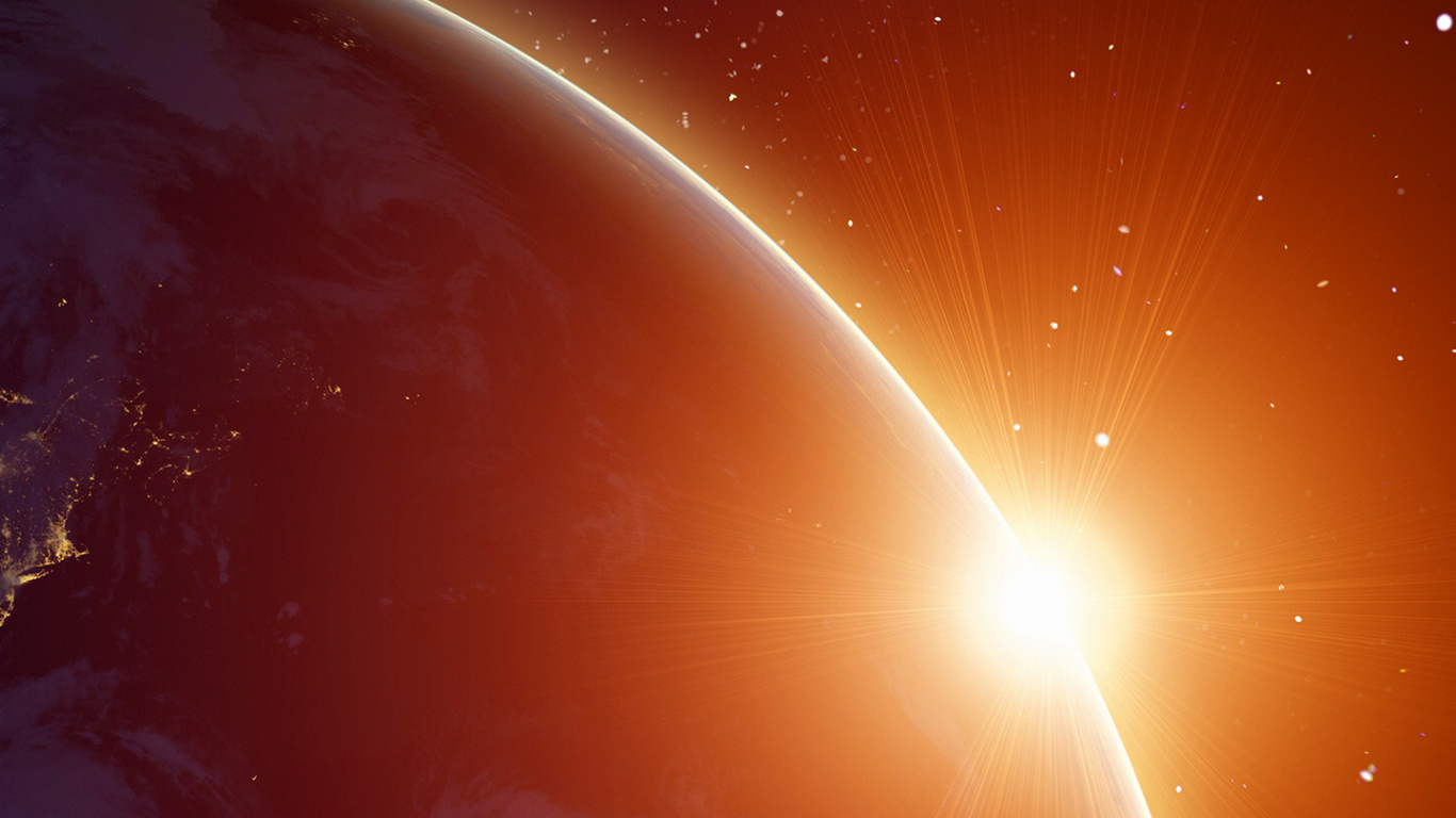 Обои земля, Астрономия, космос, планета, Галактика в разрешении 1366x768