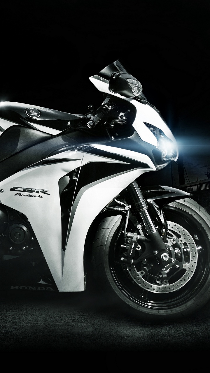 Обои мотоцикл, автомобильное освещение, колесо, автомобиль, серия Хонда CBR в разрешении 720x1280