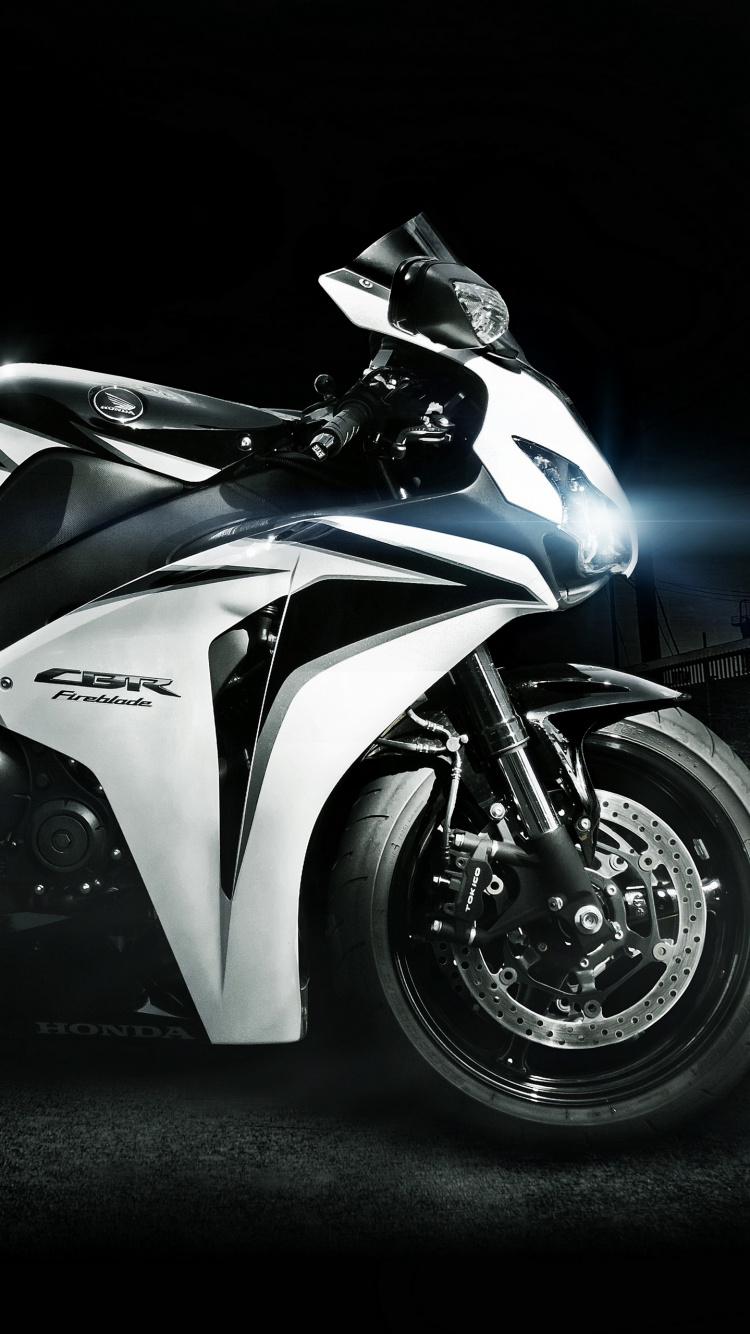 Обои мотоцикл, автомобильное освещение, колесо, автомобиль, серия Хонда CBR в разрешении 750x1334